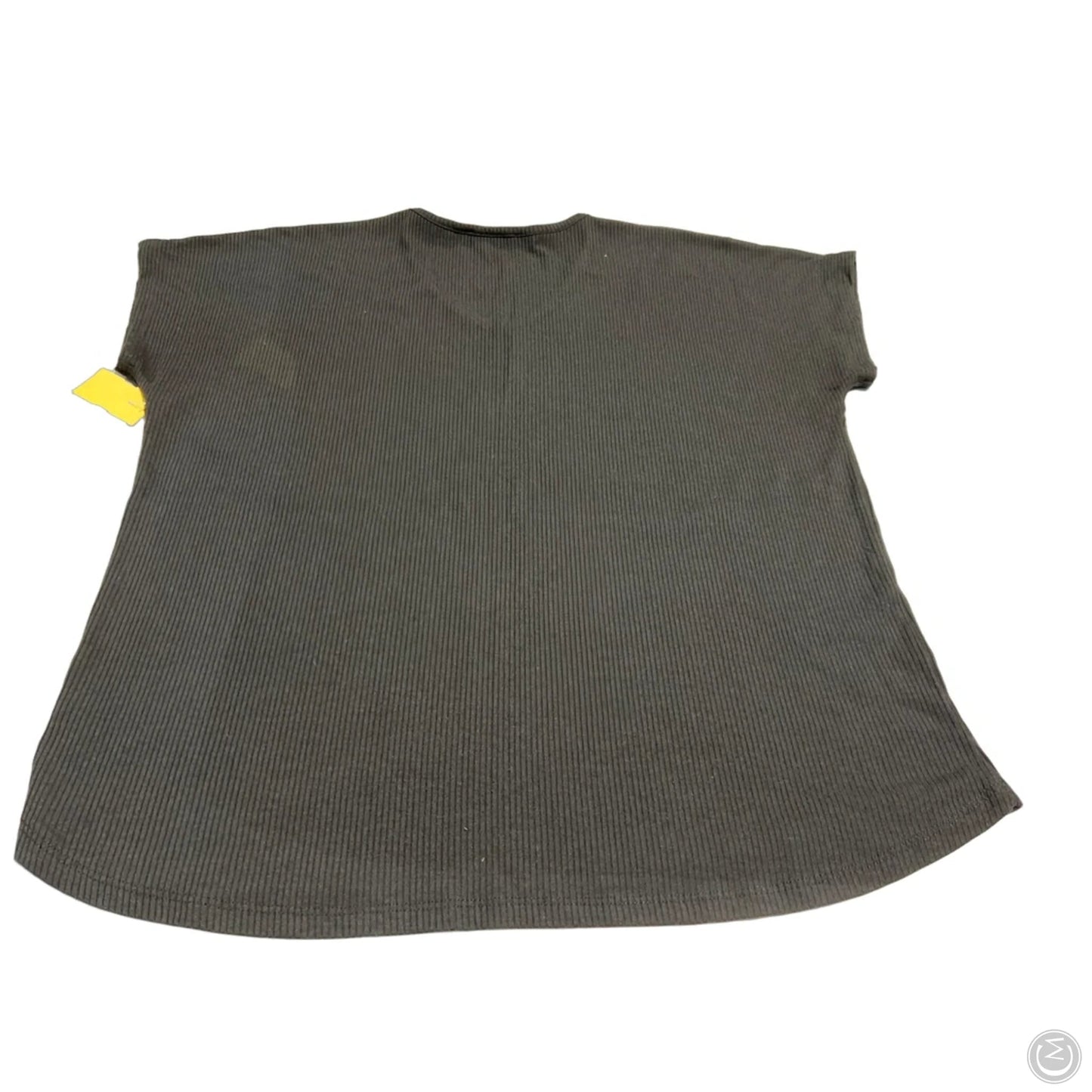 Top Short Sleeve By Staccato In Black, Size: L