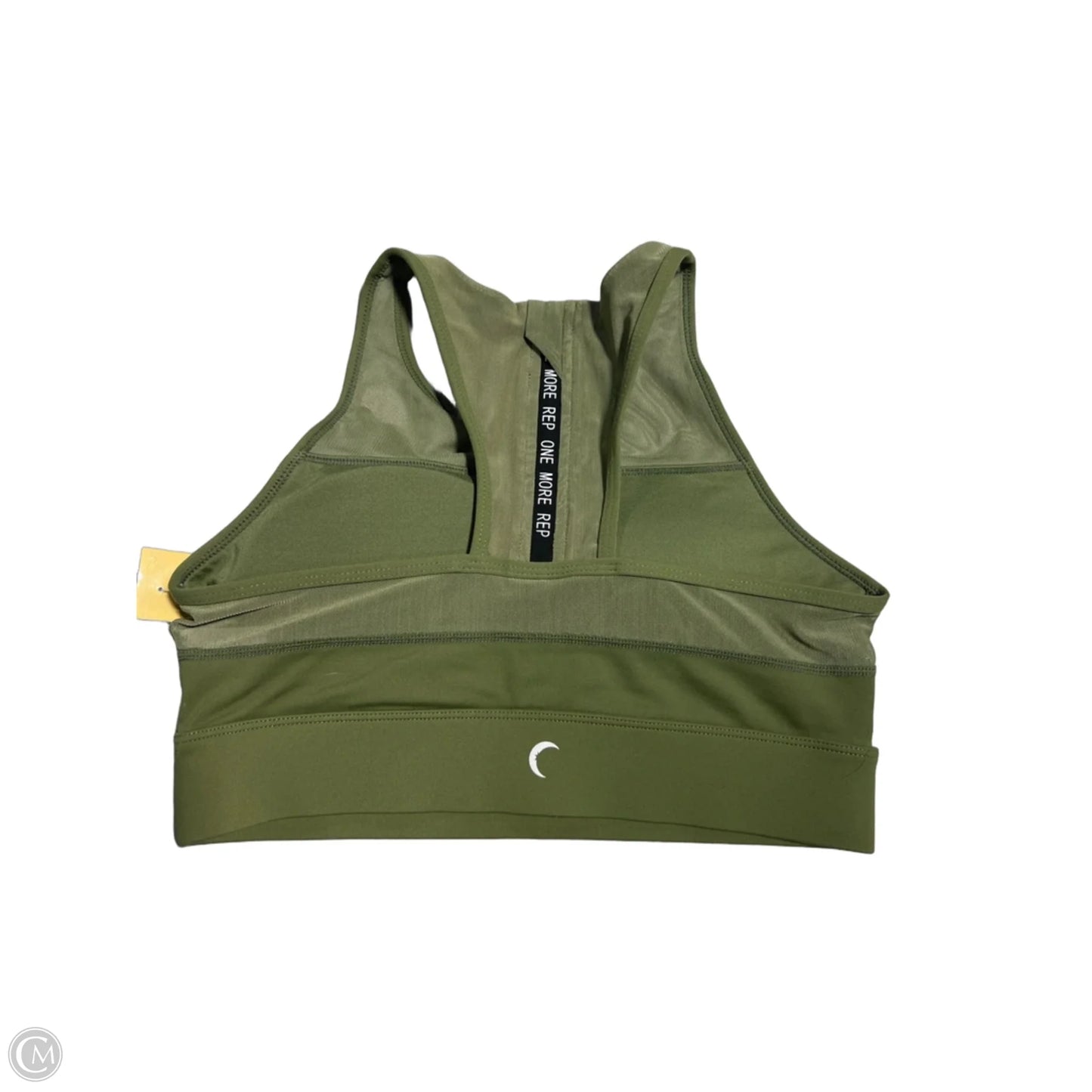 Athletic Bra By Zyia In Green, Size: M