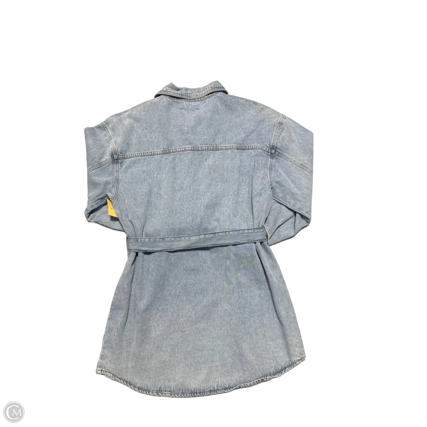 Dress Casual Short By Kittenish In Blue Denim, Size: Xl