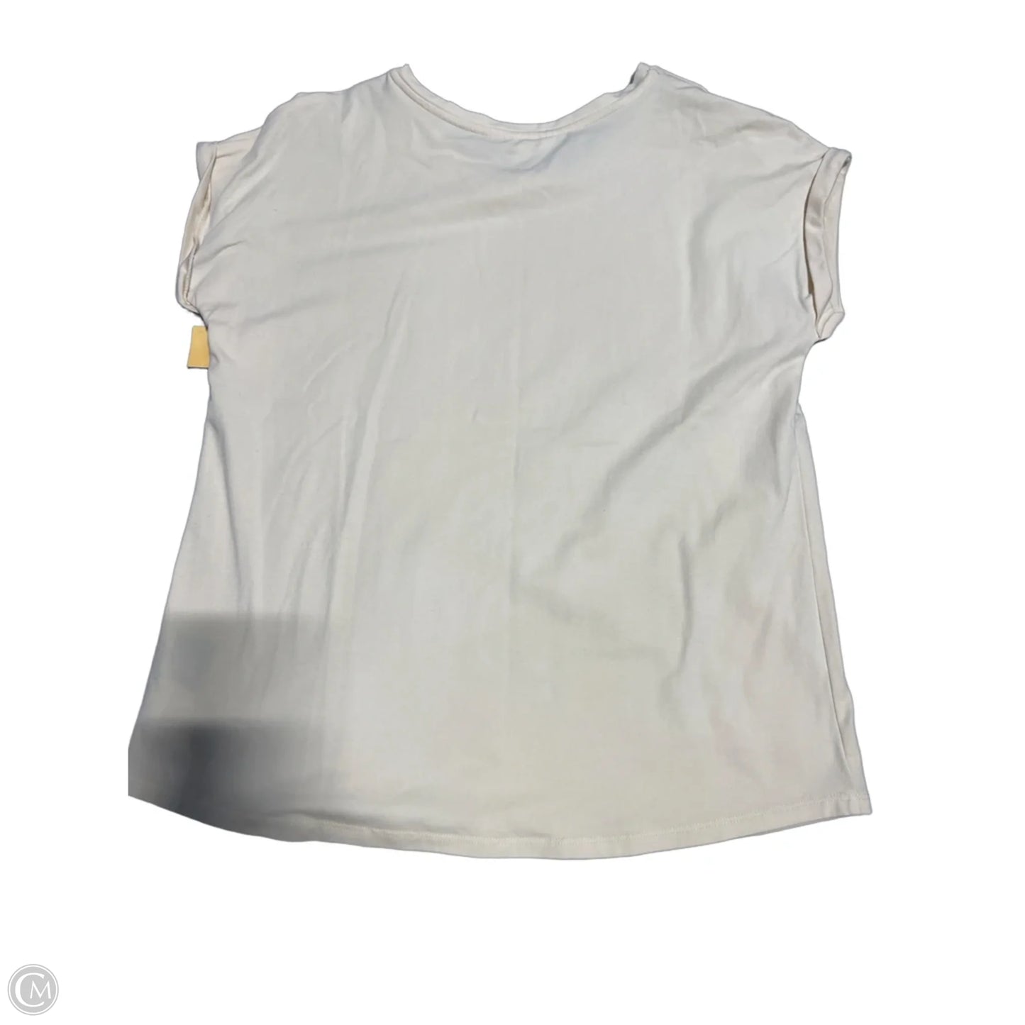 Top Short Sleeve By Cmc In Tan, Size: S