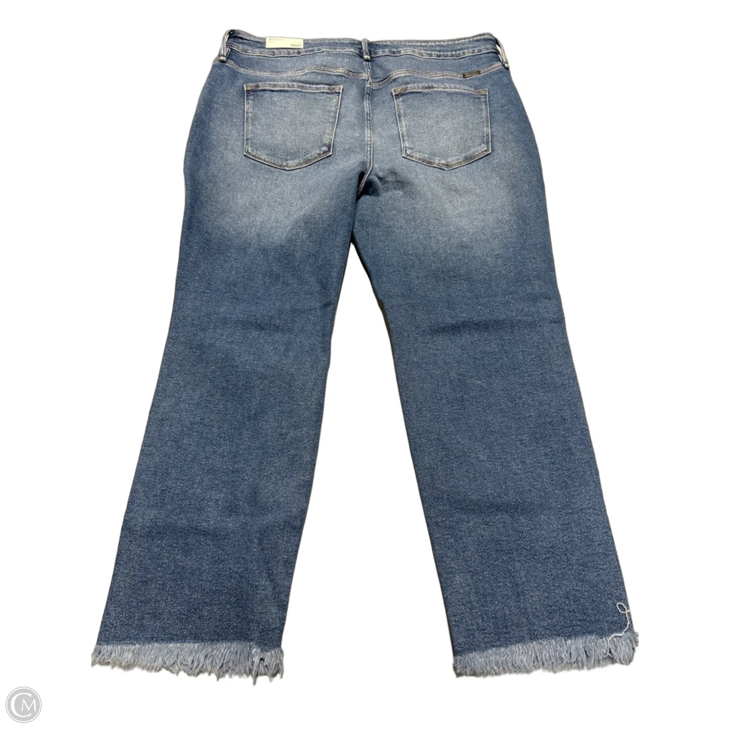 Jeans Straight By Kancan In Blue Denim, Size: 16