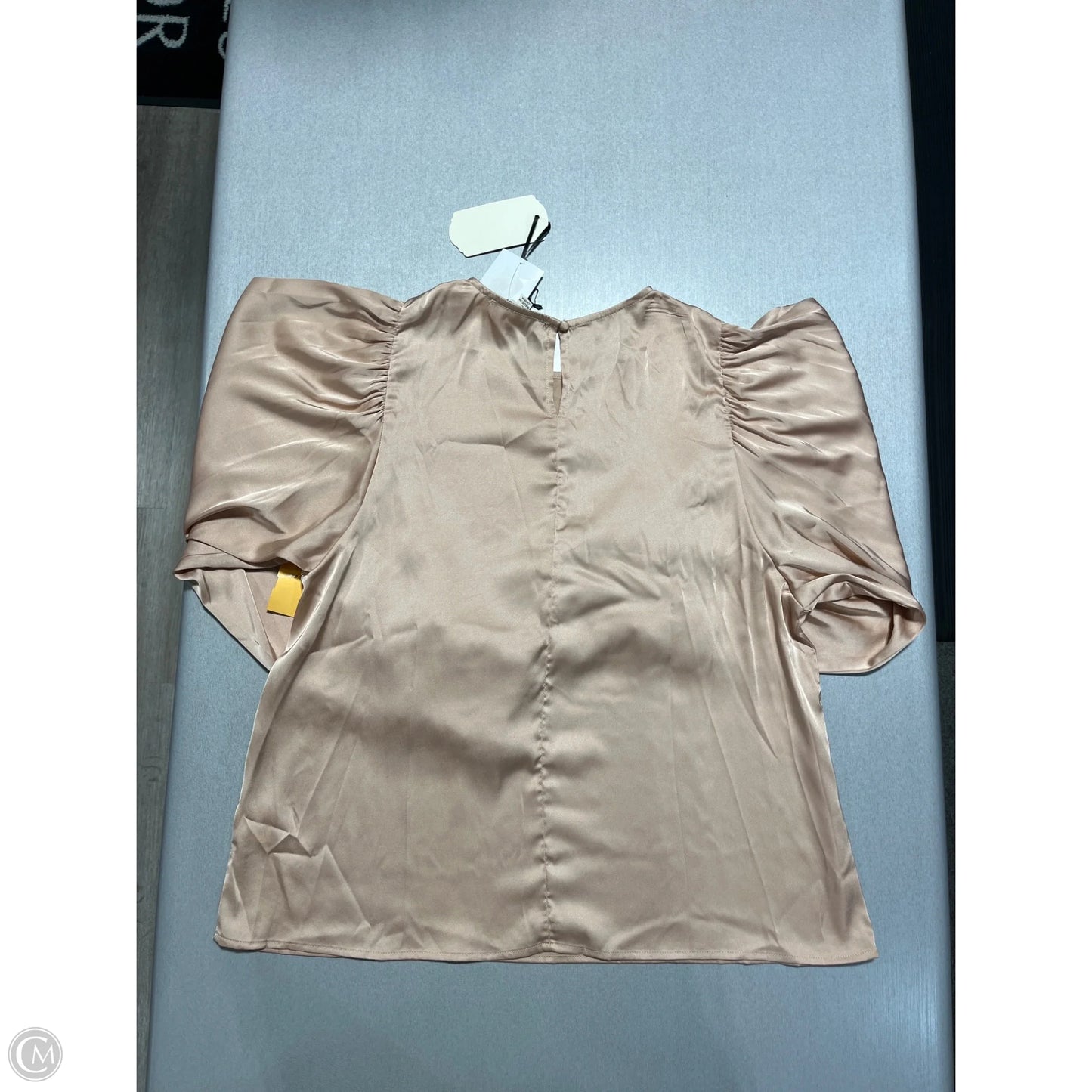 Blouse Long Sleeve By Cma In Cream, Size: L