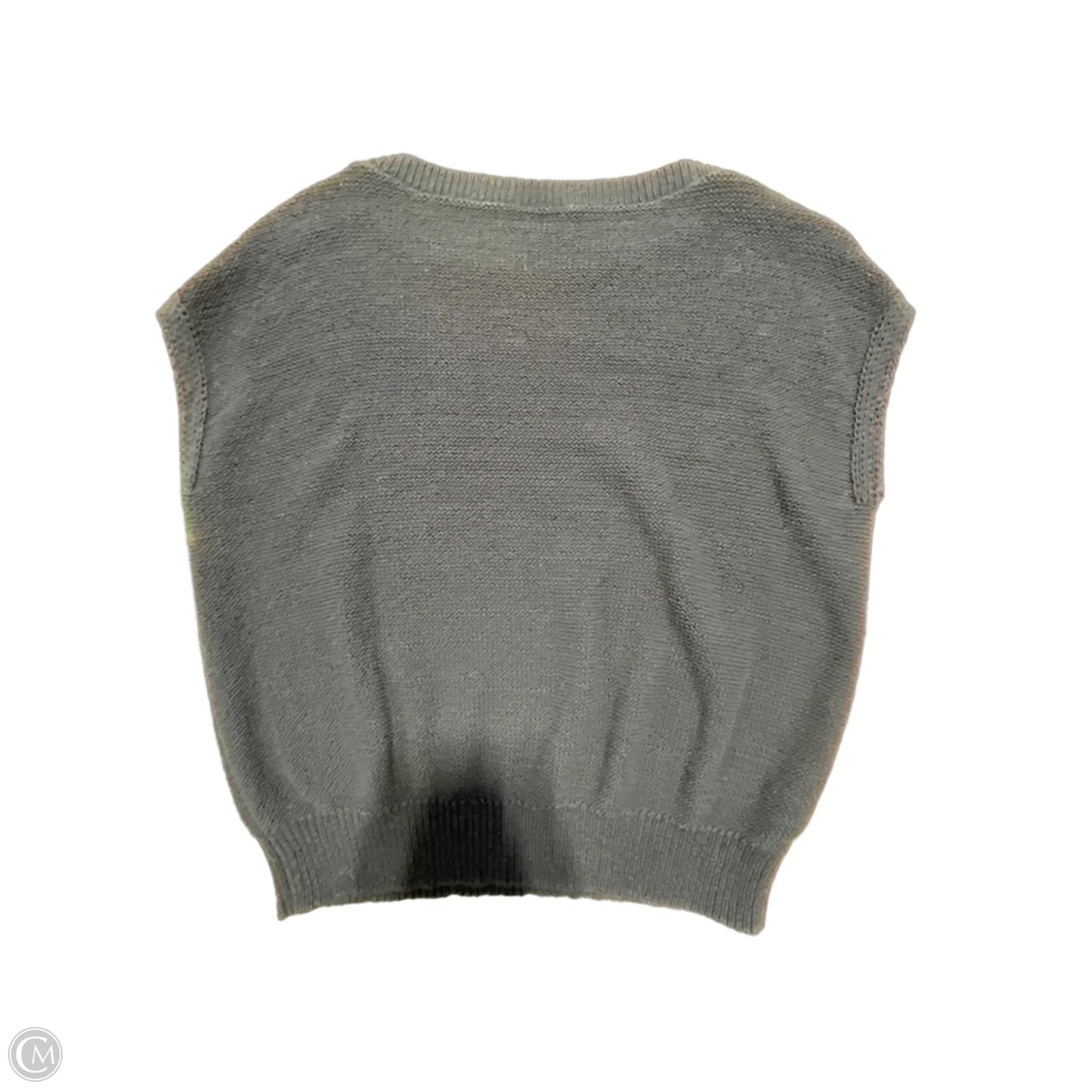 Sweater Short Sleeve By Loft In Navy, Size: S
