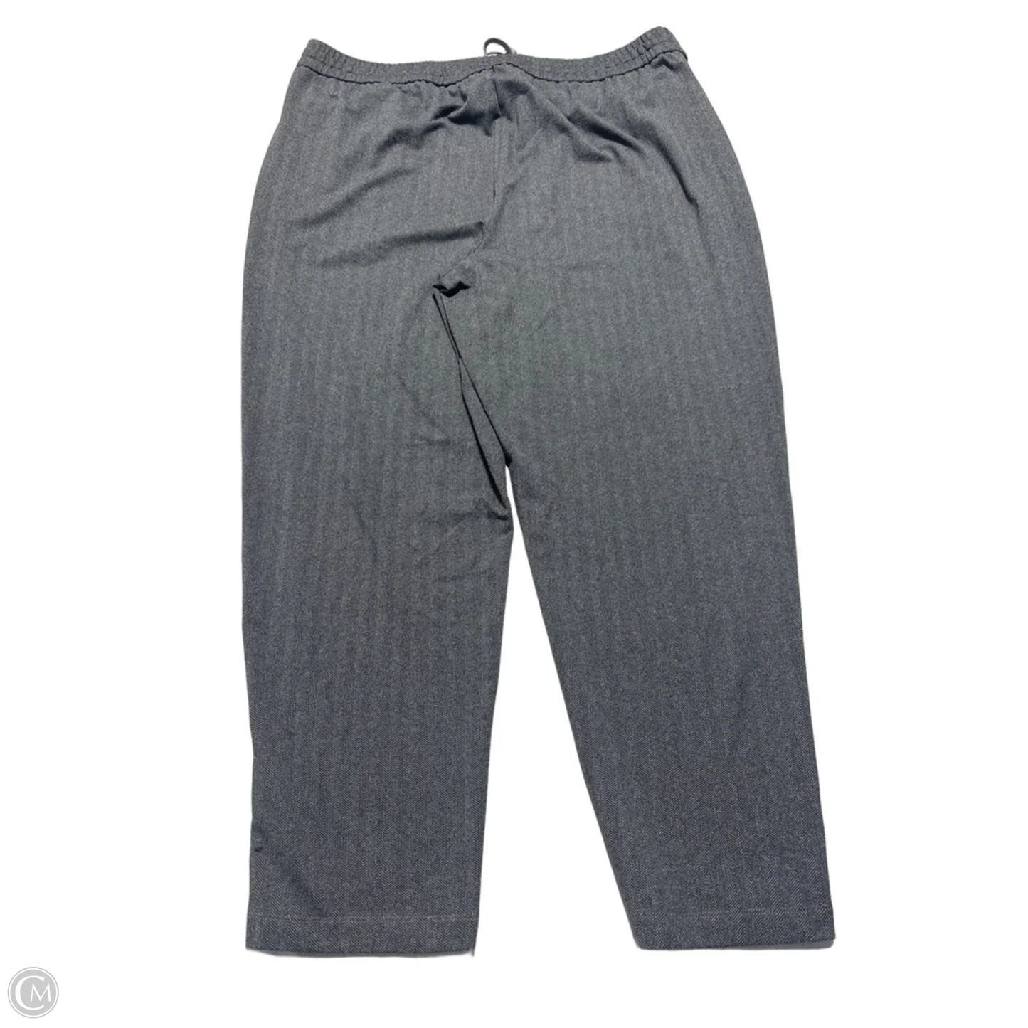 Pants Other By Eileen Fisher In Black & Grey, Size: 14