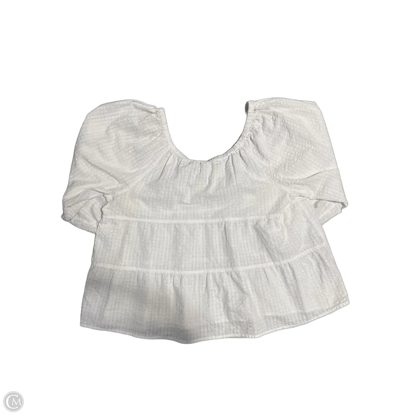 Top Long Sleeve By Old Navy In White, Size: Xl