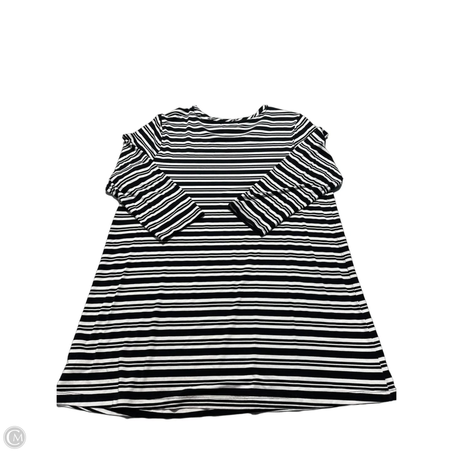 Top Long Sleeve By Liz Claiborne In Striped Pattern, Size: L