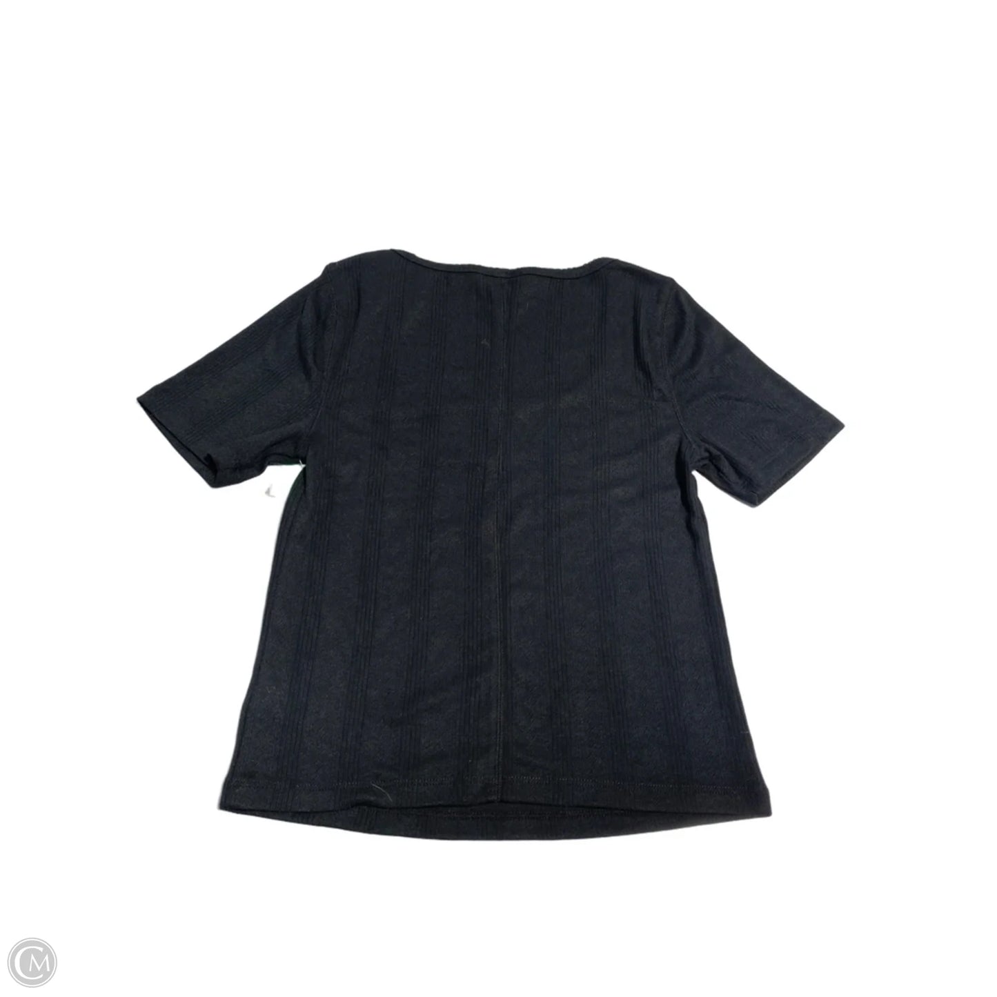 Top Short Sleeve By Universal Thread In Black, Size: L