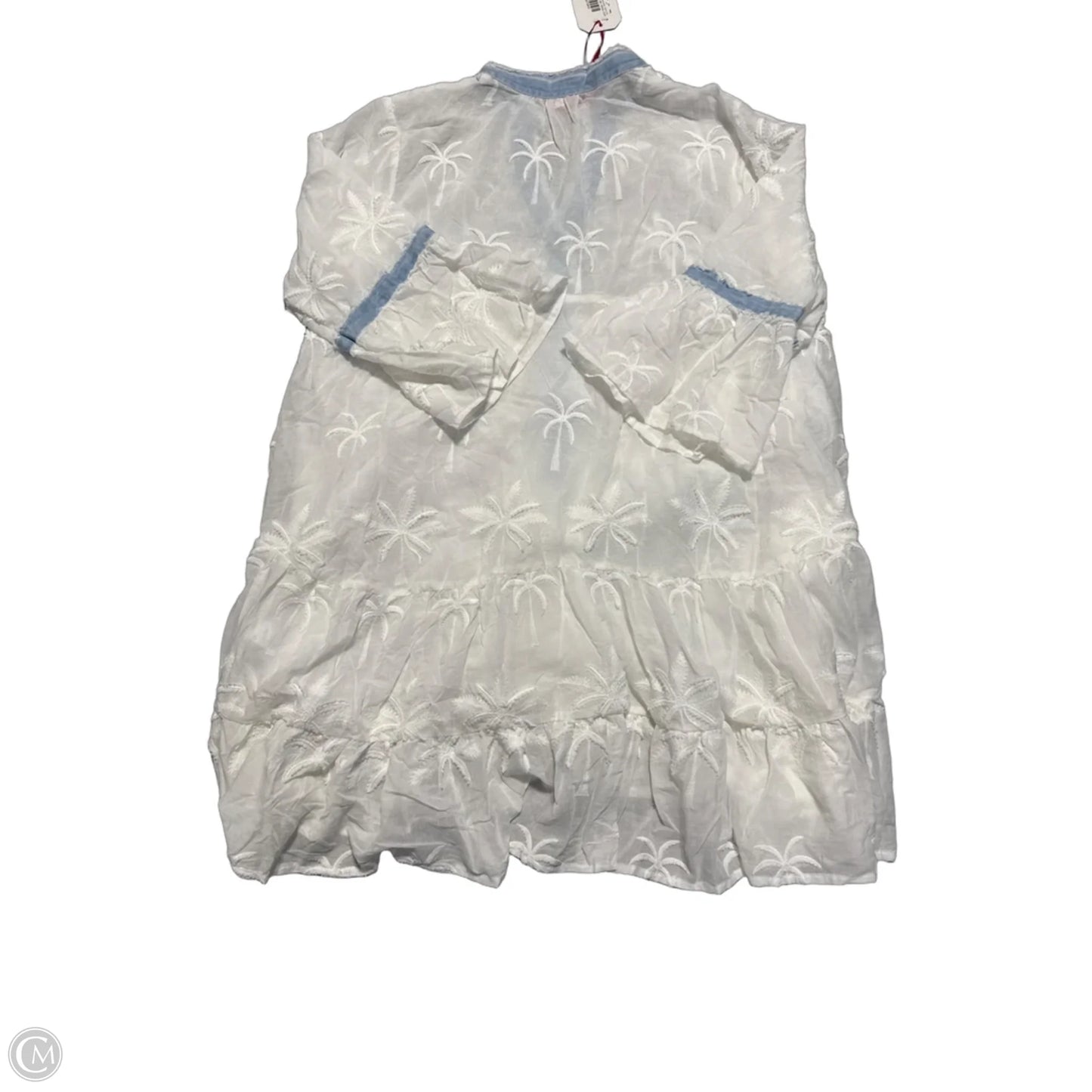 Dress Casual Short By Cmc In Blue & White, Size: M