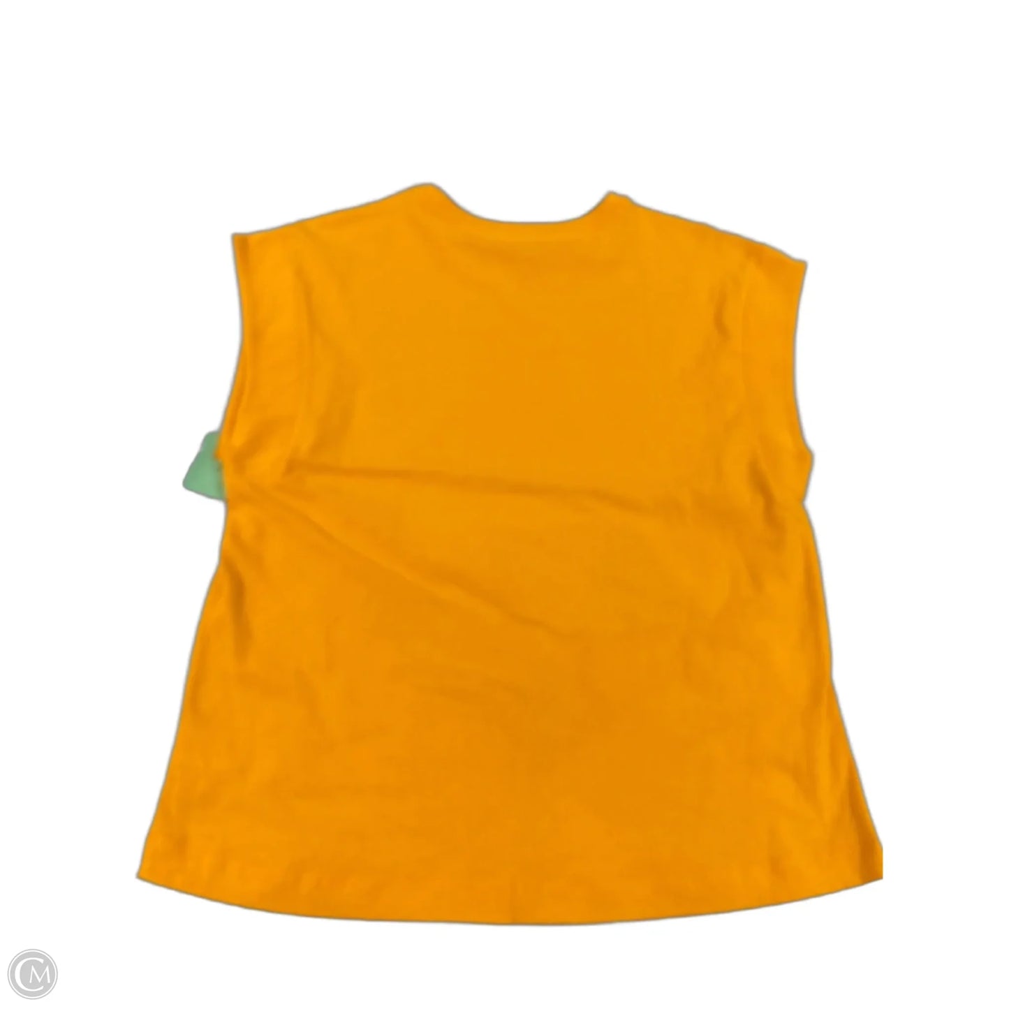 Top Short Sleeve By Double Zero In Orange, Size: S