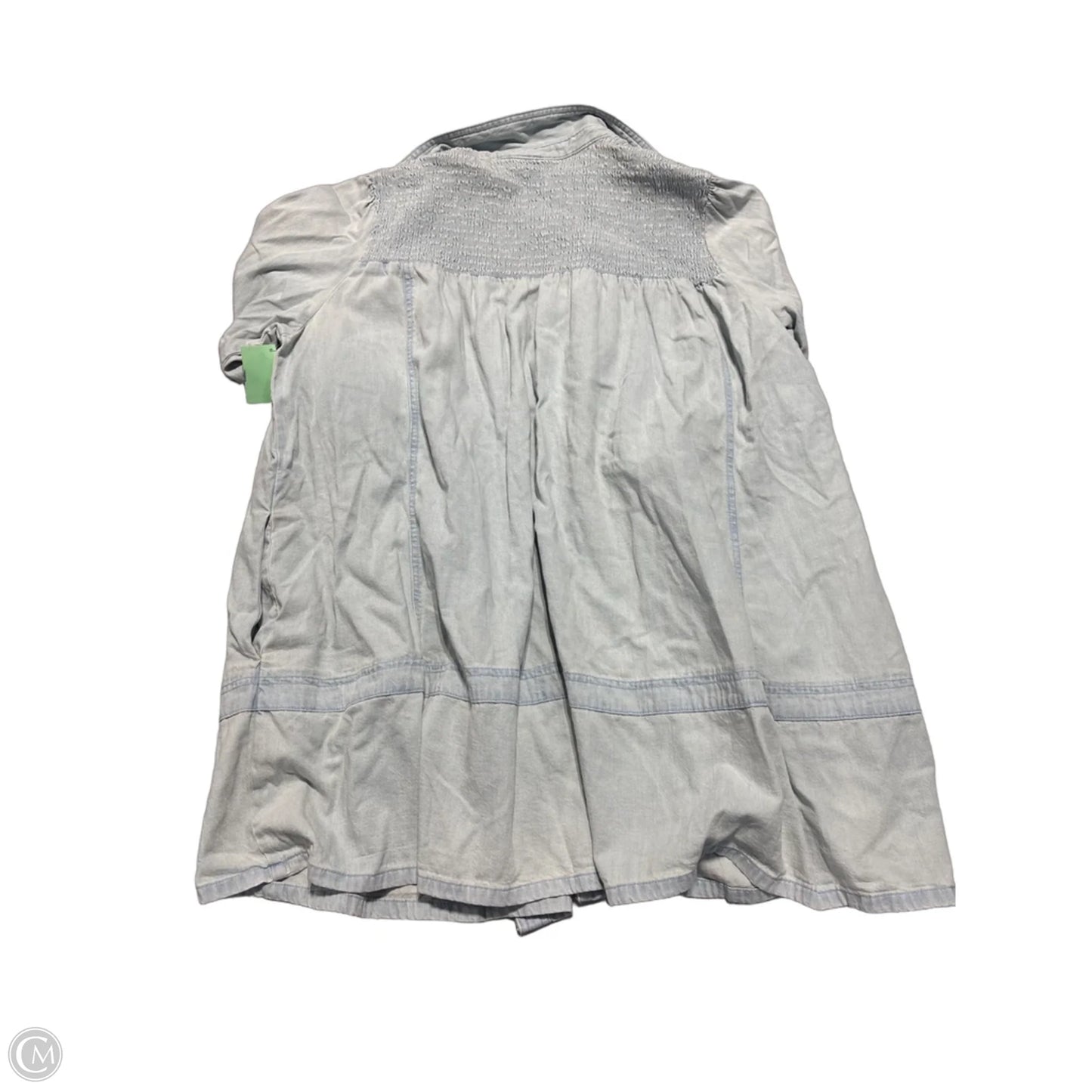 Dress Casual Short By Free People In Blue Denim, Size: S