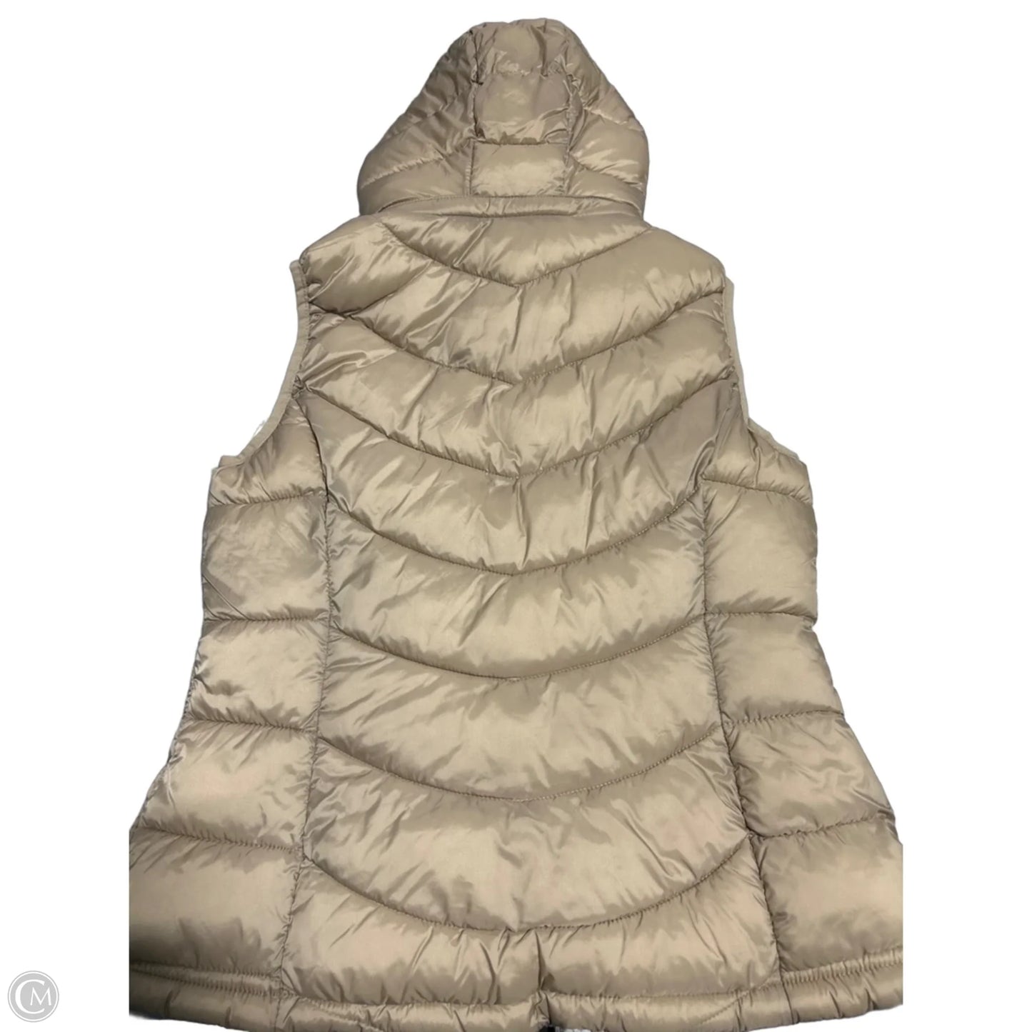 Vest Puffer & Quilted By Charter Club In Tan, Size: M