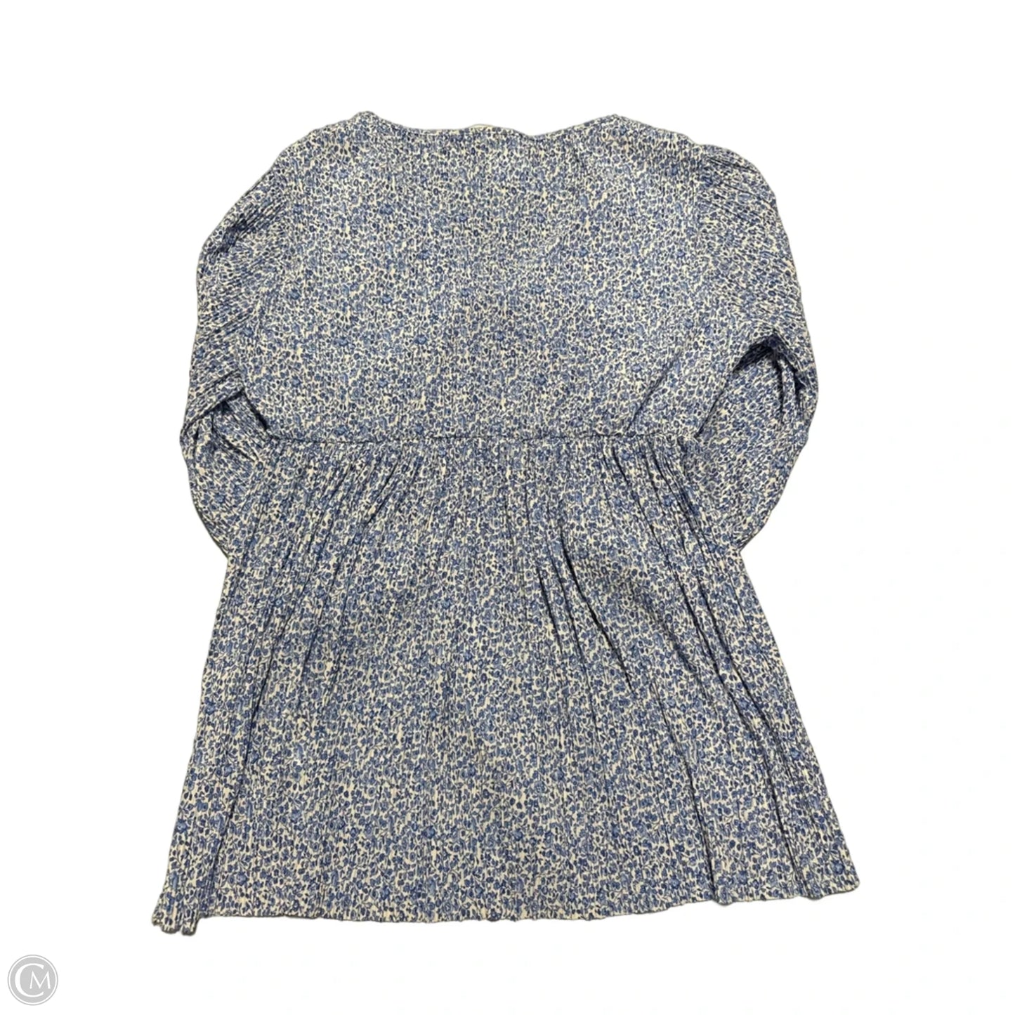 Dress Casual Short By H&m In Blue & White, Size: Xxl