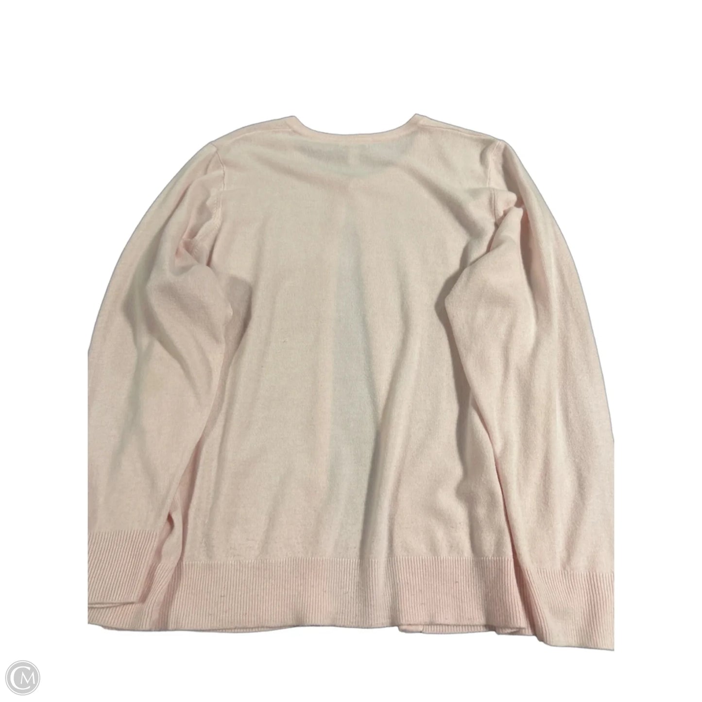 Cardigan By Croft And Barrow In Pink, Size: 3x