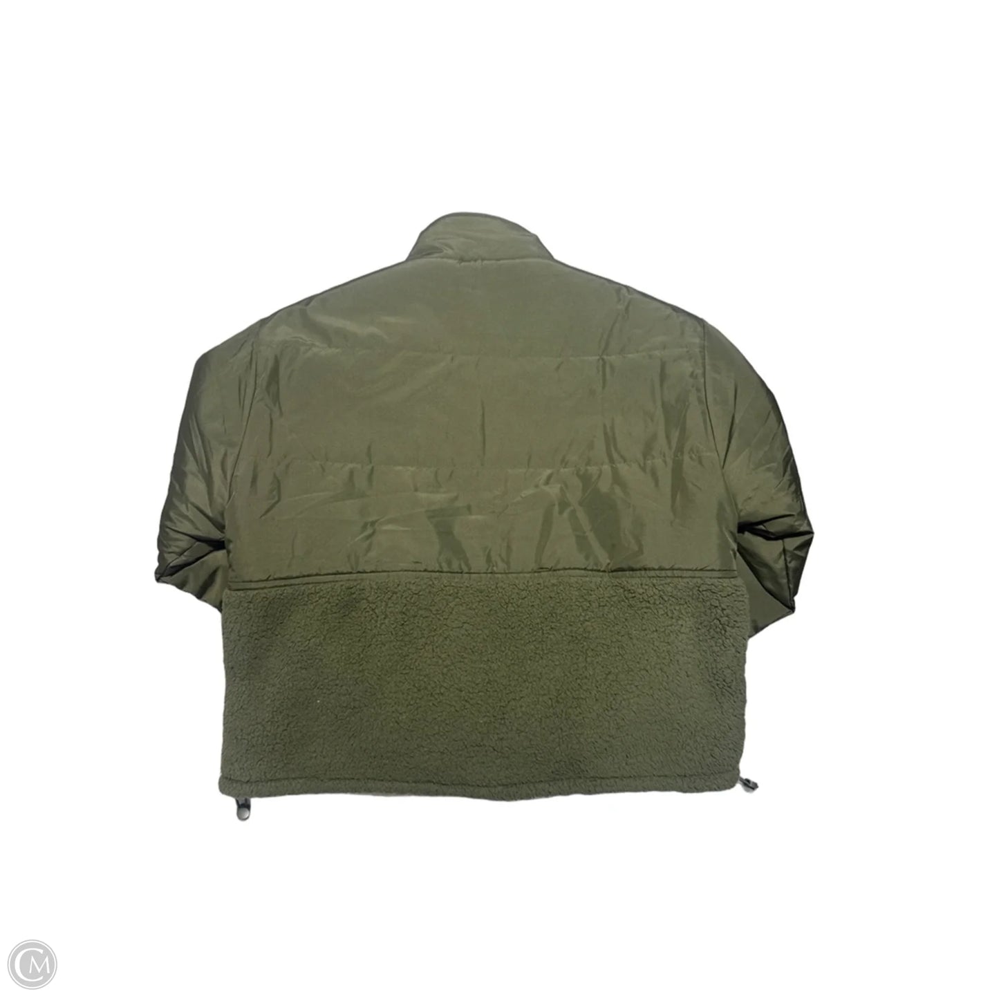 Coat Puffer & Quilted By Be Cool In Green, Size: S