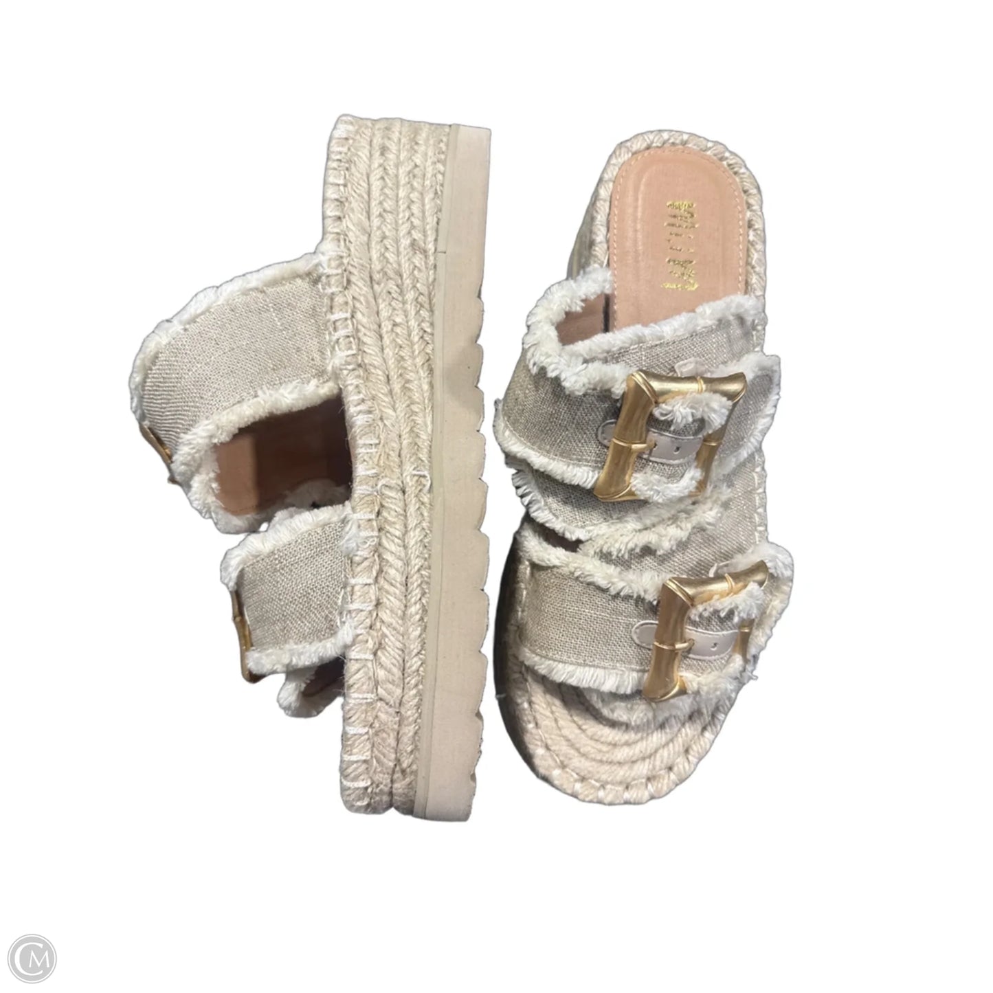 Sandals Flats By Cmc In Tan, Size: 8
