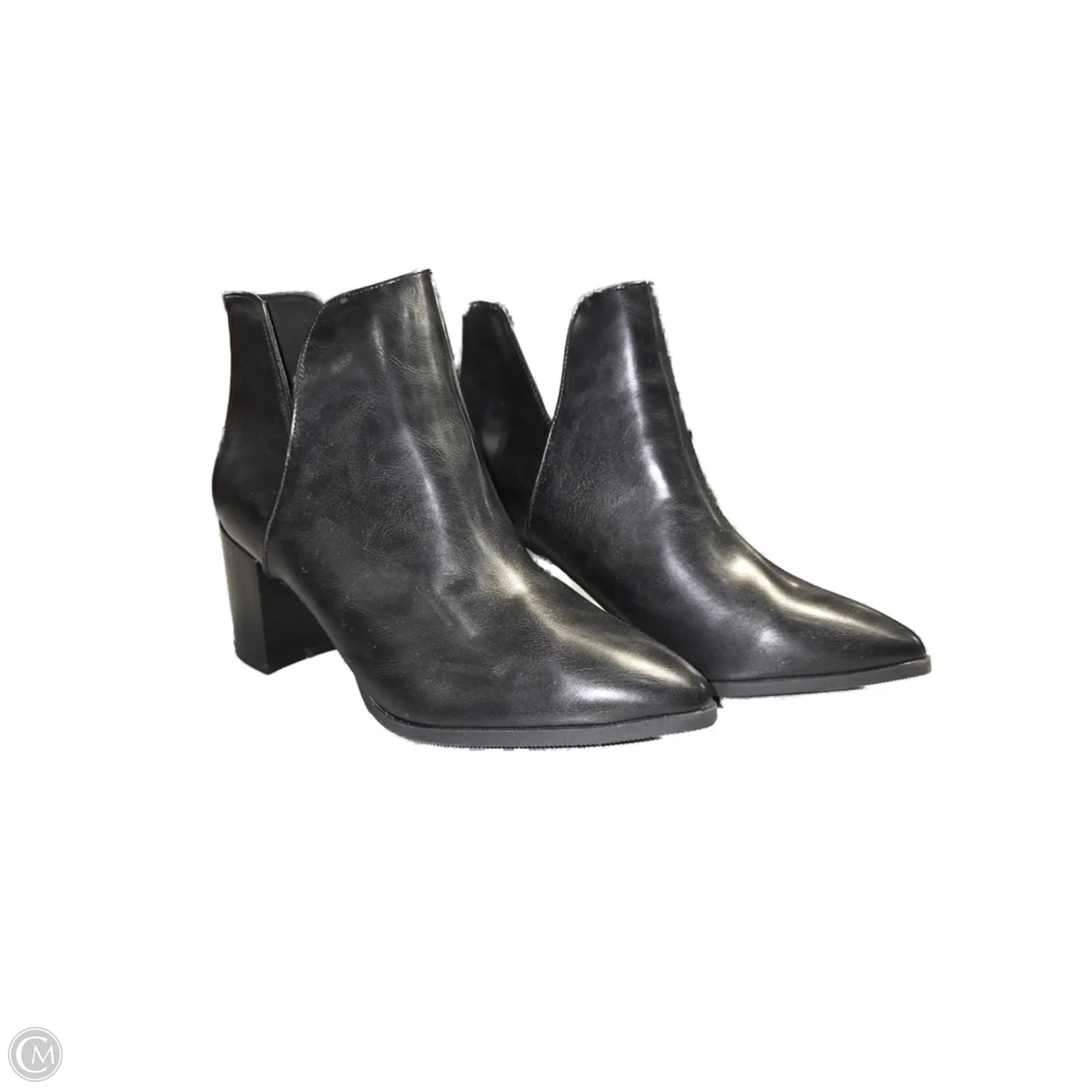 Boots Ankle Heels By Liliana In Black, Size: 10