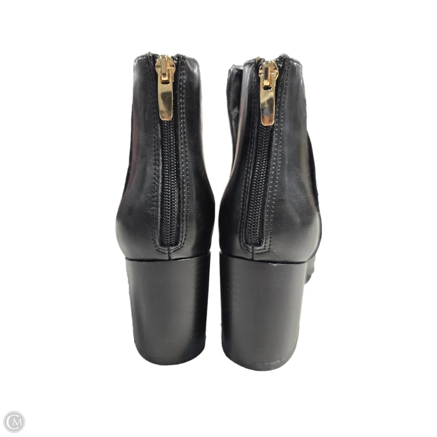 Boots Ankle Heels By Liliana In Black, Size: 10