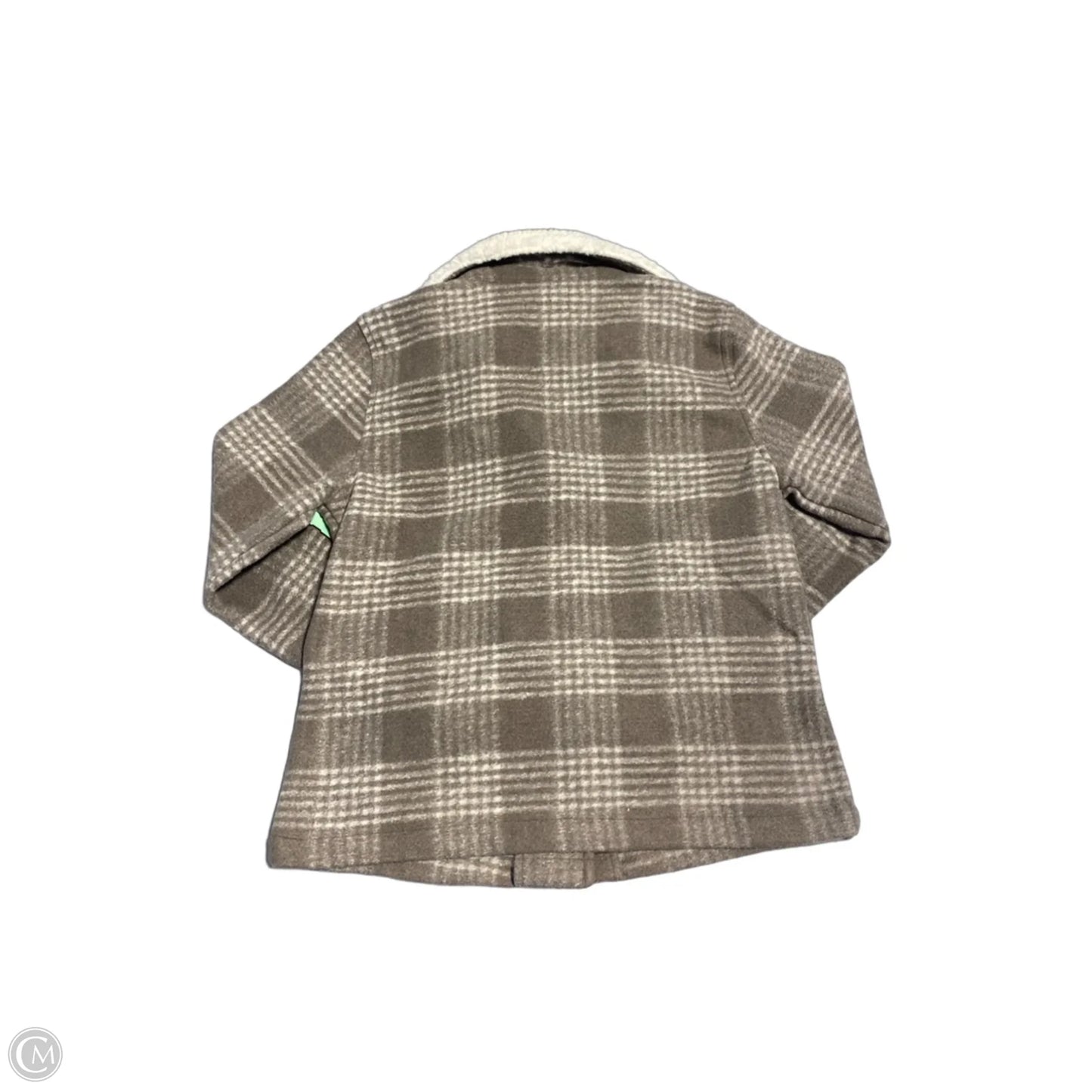 Top Long Sleeve By Maurices In Brown & Cream, Size: S