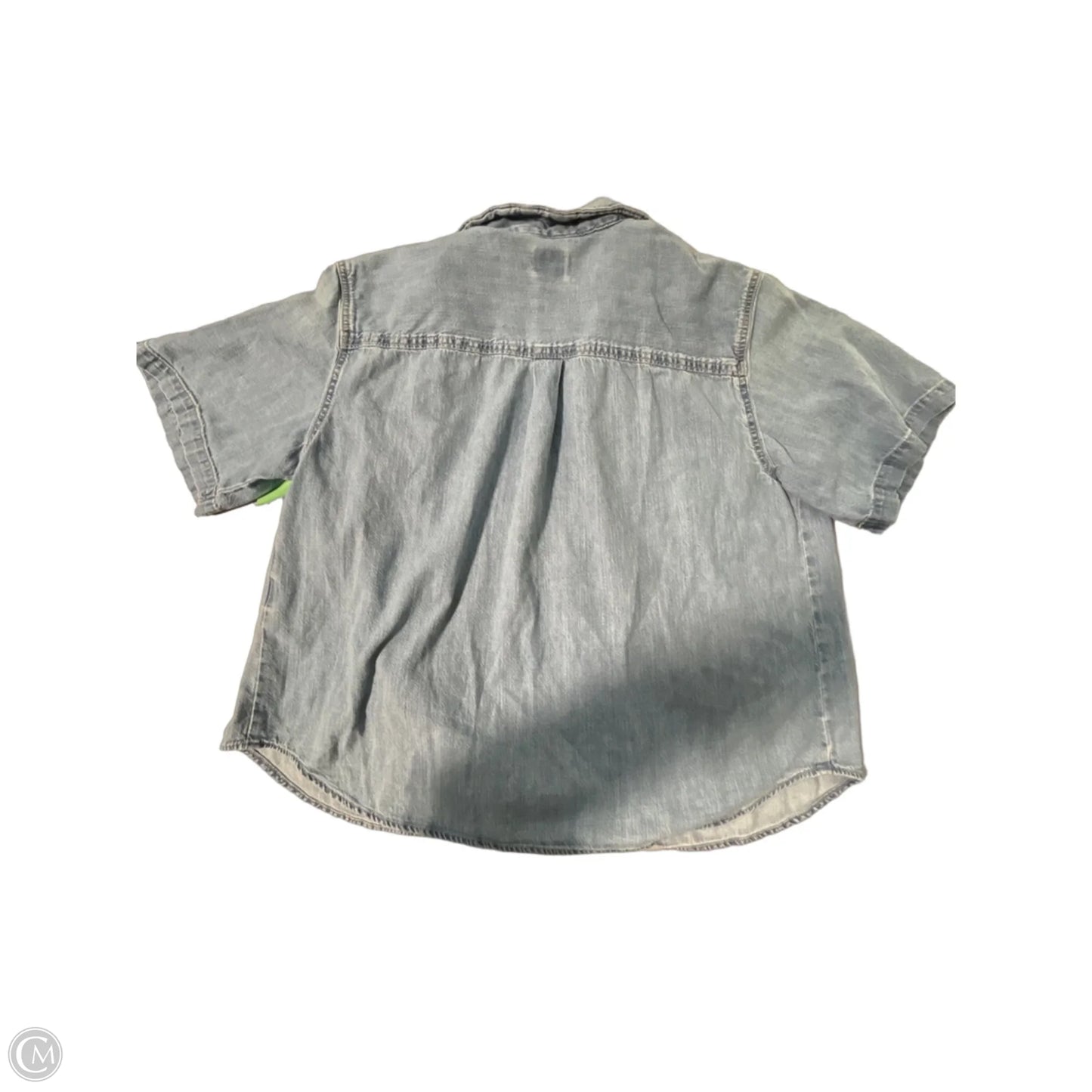 Top Short Sleeve By Levis In Blue, Size: M