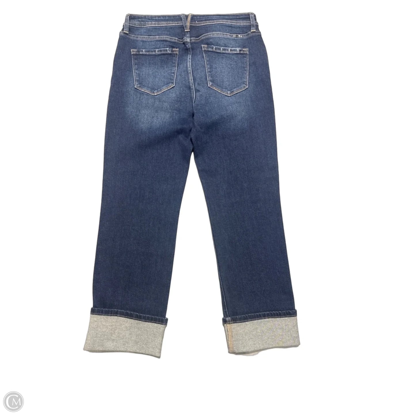 Jeans Wide Leg By Kancan In Blue Denim, Size: 10