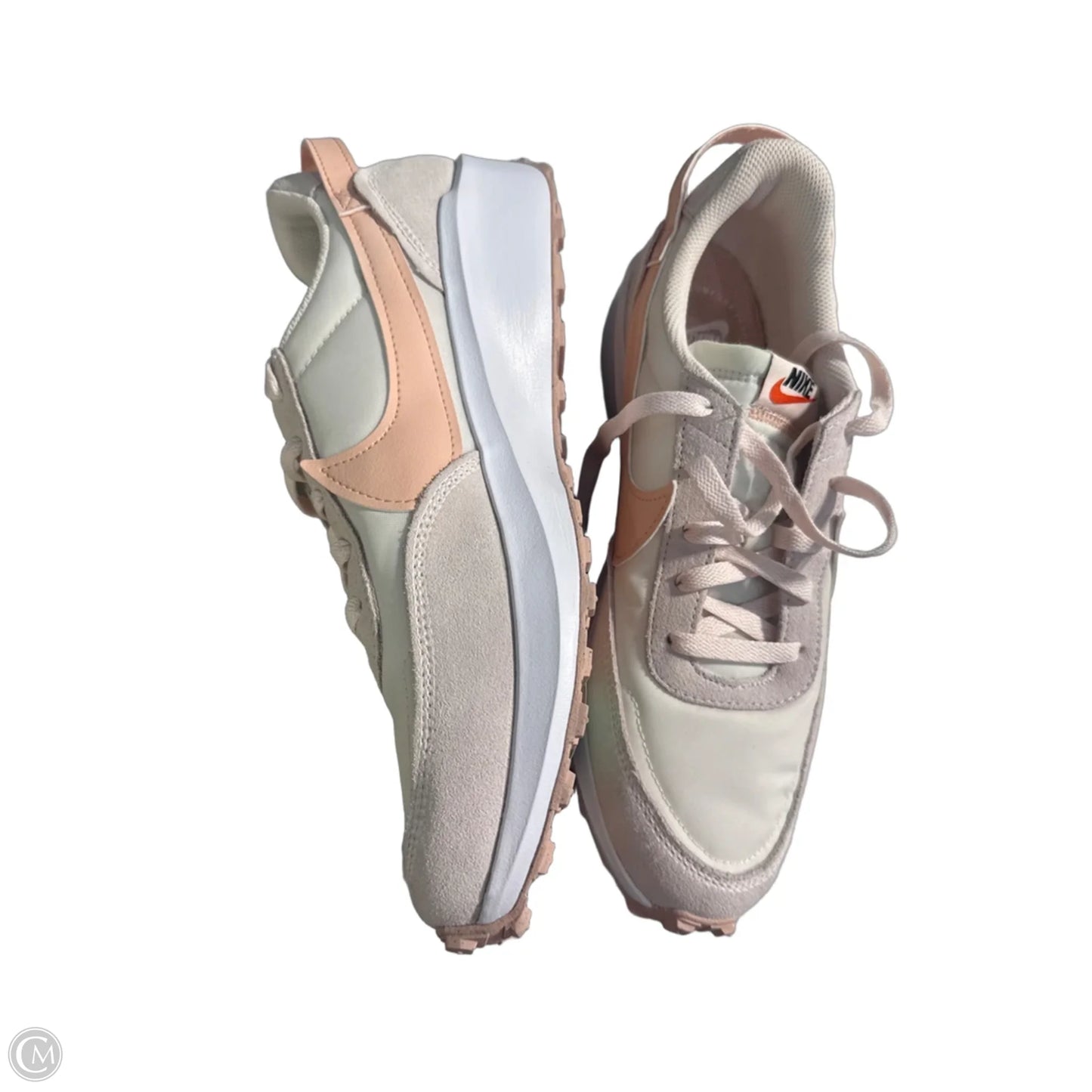 Shoes Sneakers By Nike In Cream & Pink, Size: 12