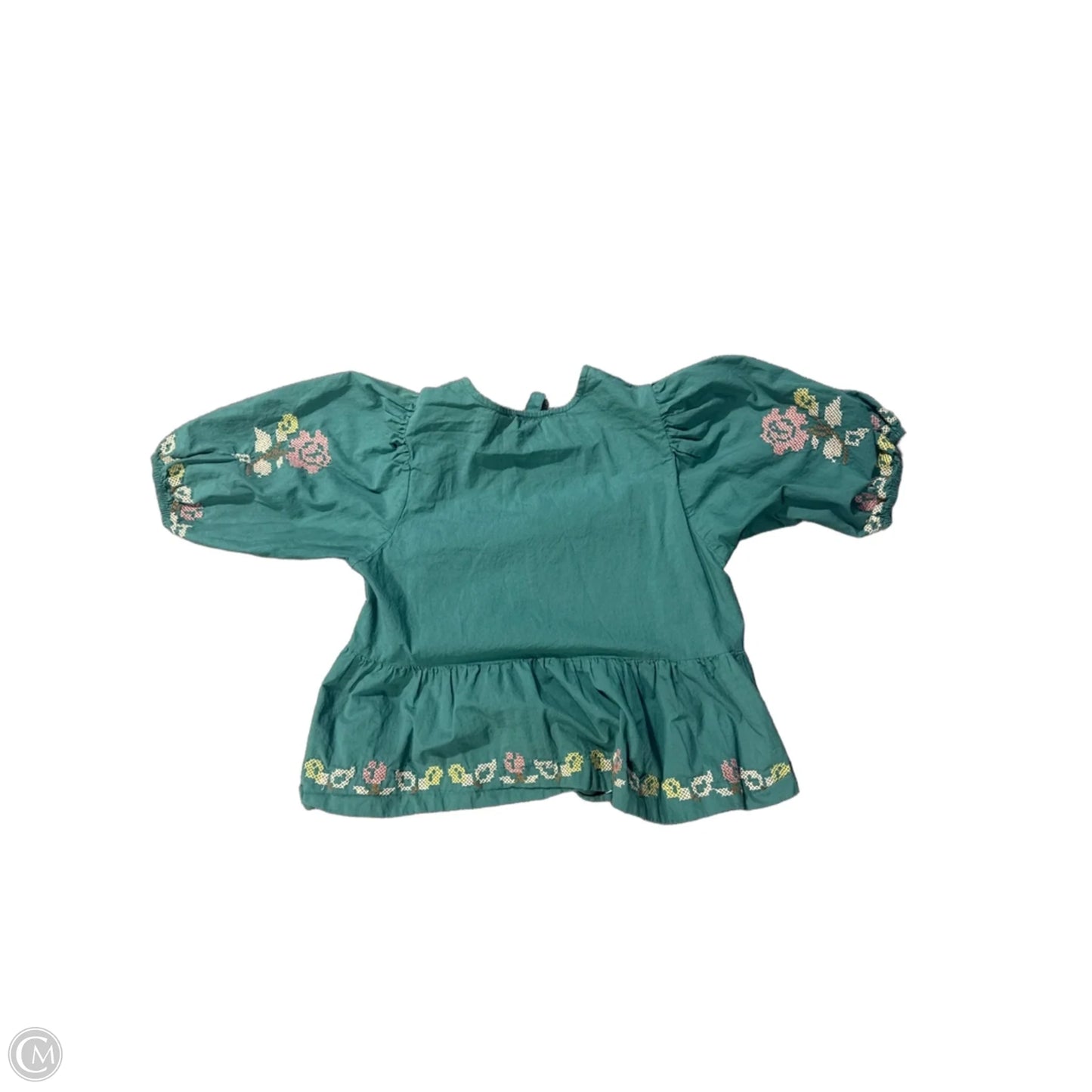 Top Short Sleeve By Mable In Green, Size: M