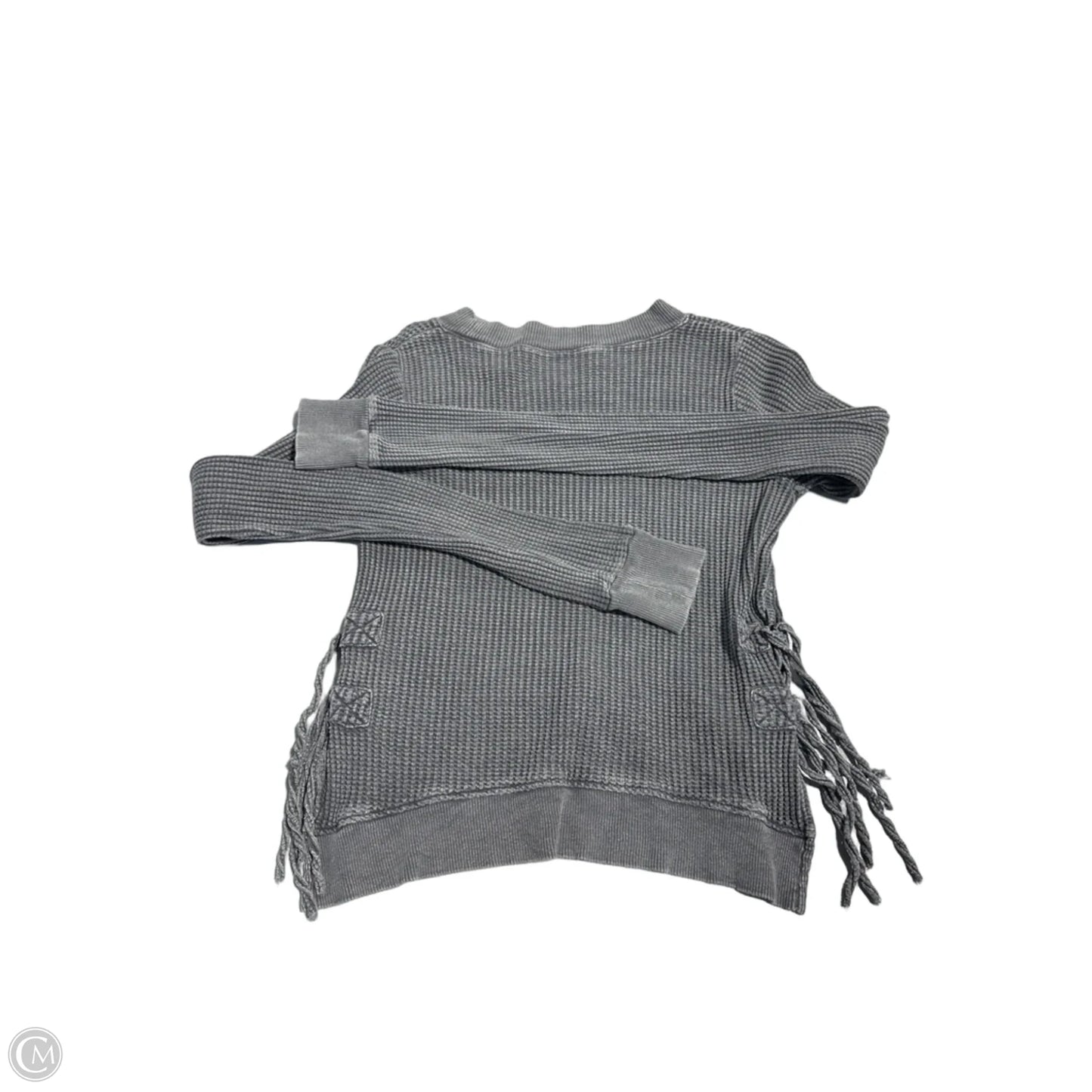 Top Long Sleeve By Free Press In Grey, Size: S