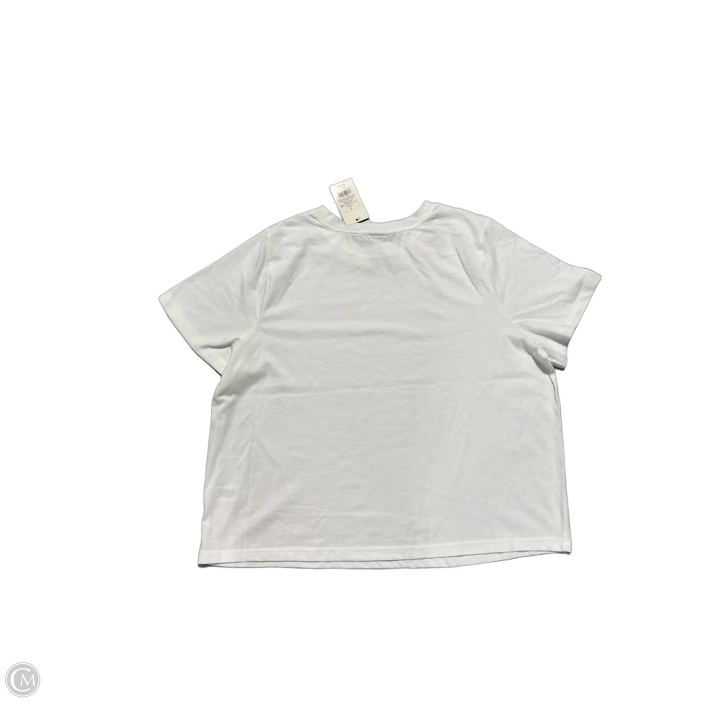 Top Short Sleeve By A New Day In Red & White, Size: L