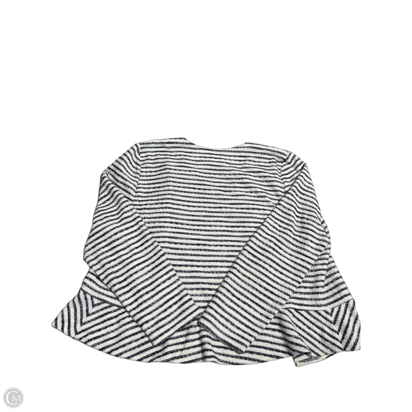 Top Long Sleeve By Loft In Striped Pattern, Size: Xl
