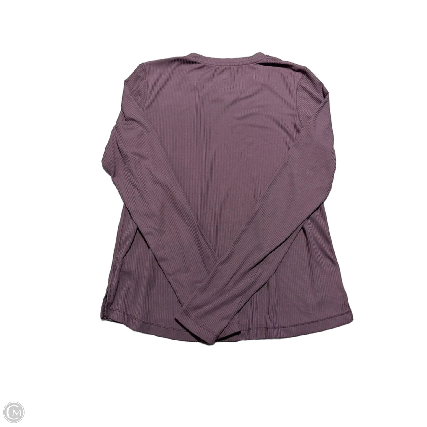 Athletic Top Long Sleeve Collar By Danskin In Purple, Size: S