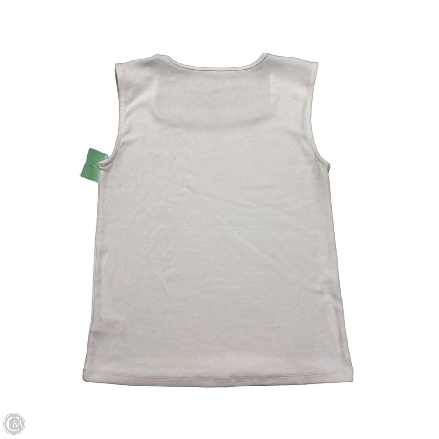 Tank Top By Talbots In White, Size: Lp