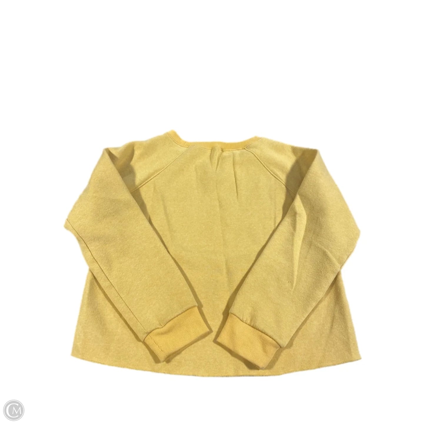 Top Long Sleeve By Hem & Thread In Yellow, Size: M