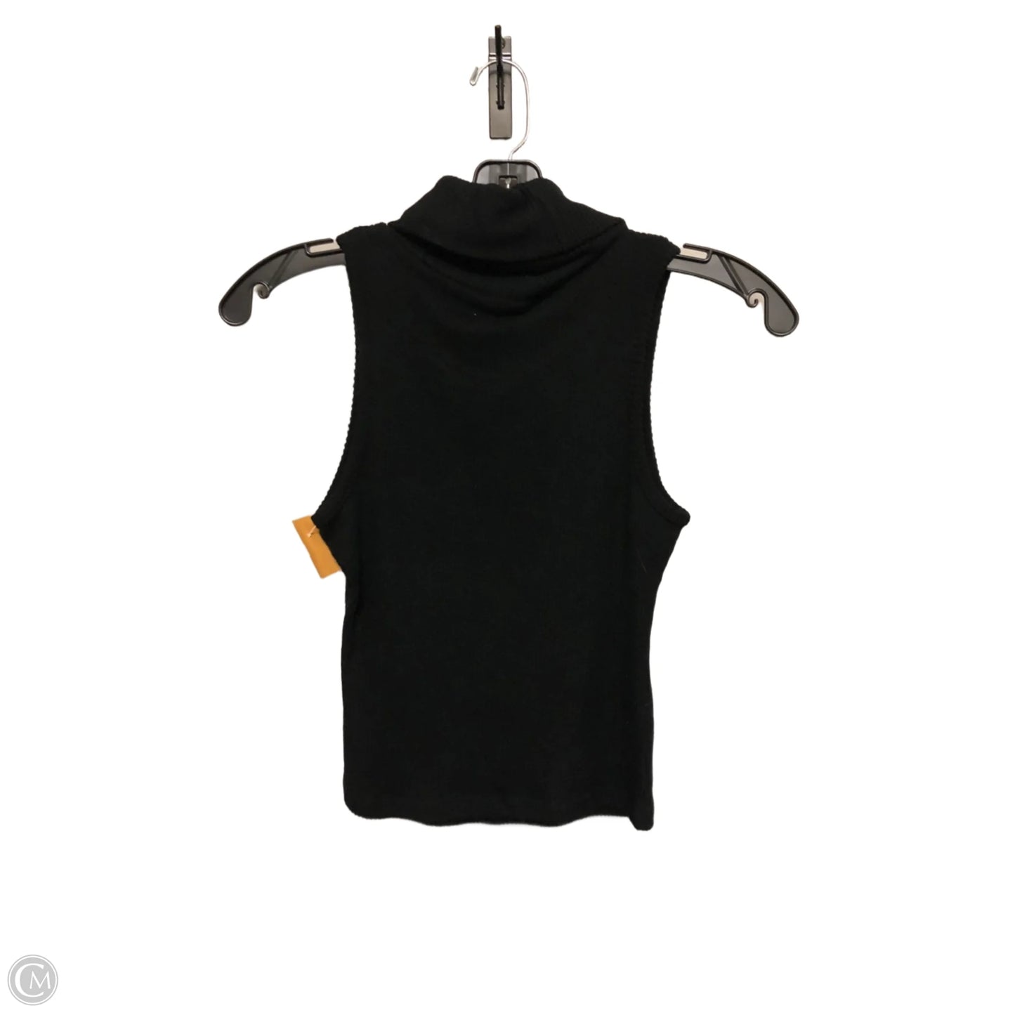 Top Sleeveless By Final Touch In Black, Size: M