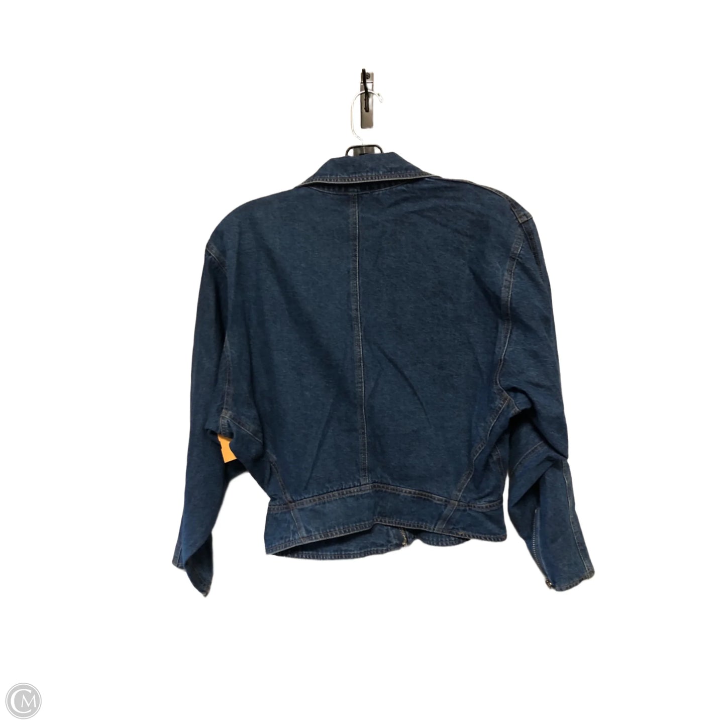Jacket Denim By Sugar Lips In Blue Denim, Size: L