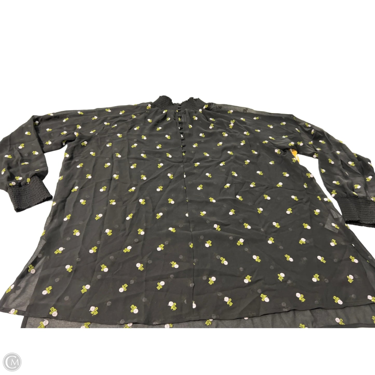 Blouse Long Sleeve By Cabi In Floral Print, Size: S