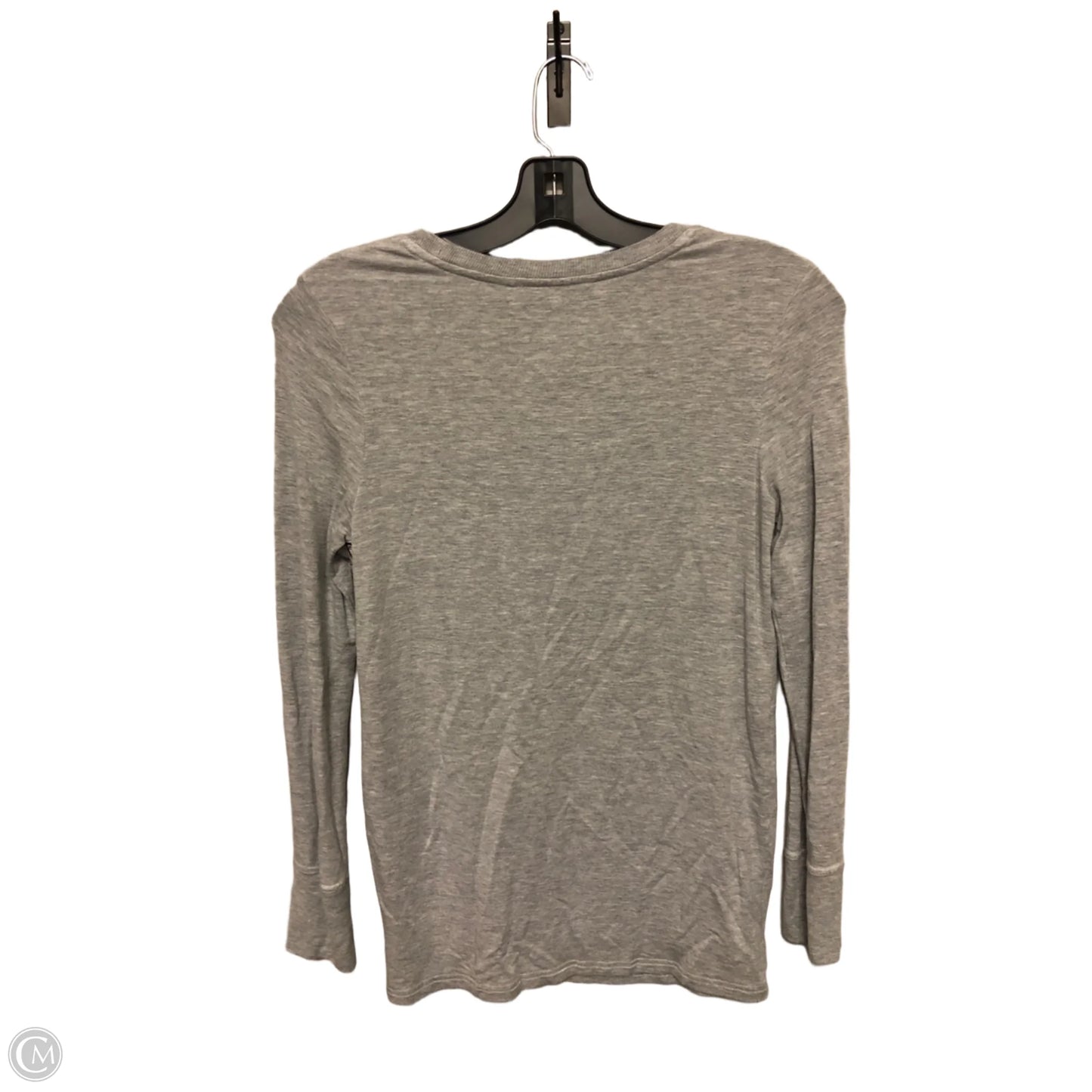 Top Long Sleeve Basic By Athleta In Grey, Size: S