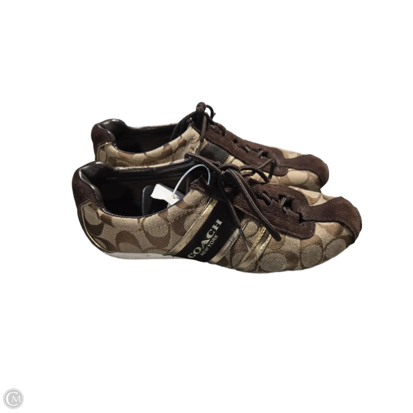 Shoes Designer By Coach In Brown, Size: 7.5