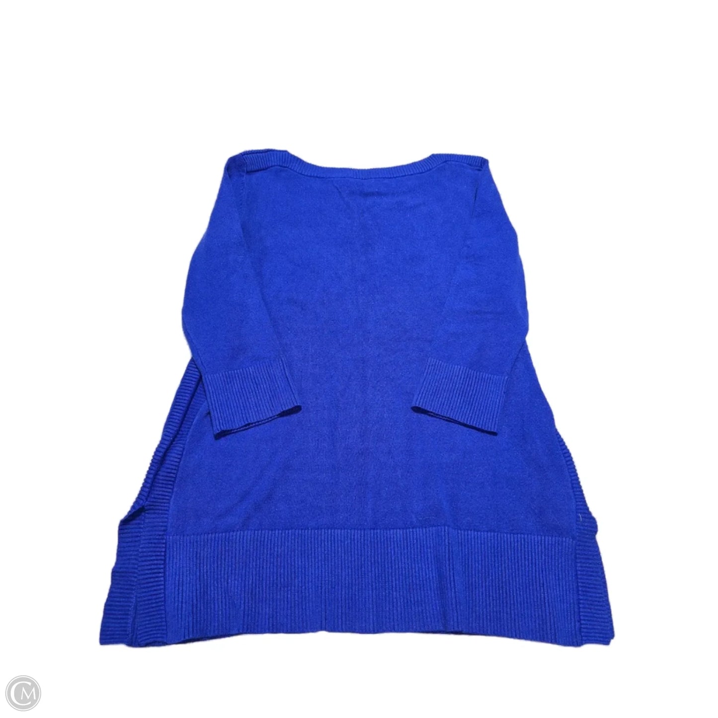 Sweater By Cable And Gauge In Blue & Brown, Size: S