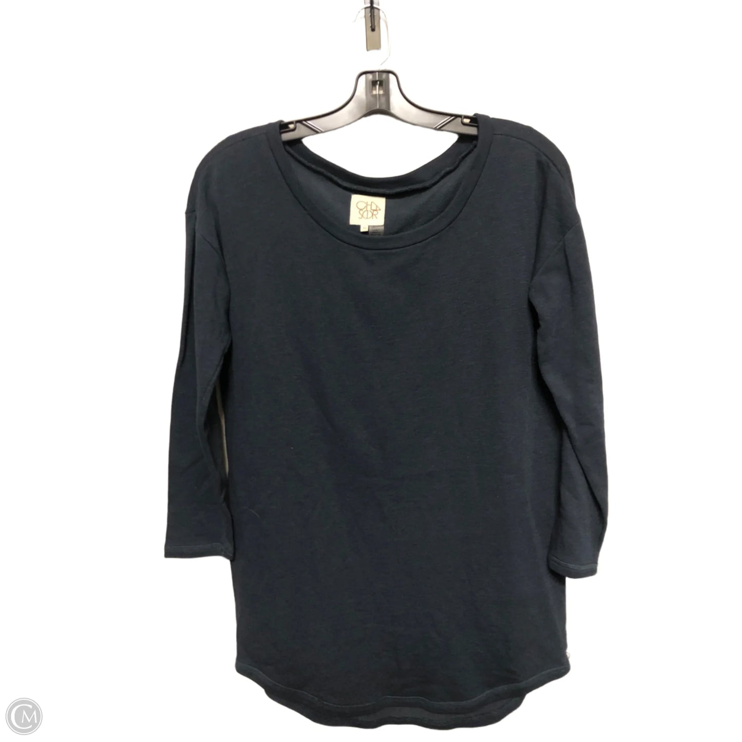 Top Long Sleeve Basic By Chaser In Navy, Size: M