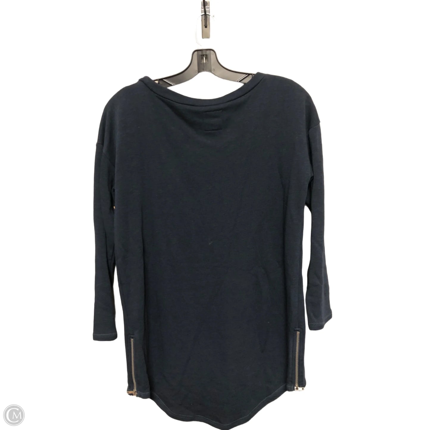 Top Long Sleeve Basic By Chaser In Navy, Size: M