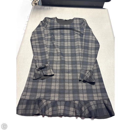 Dress Casual Short By Zara In Plaid Pattern, Size: S