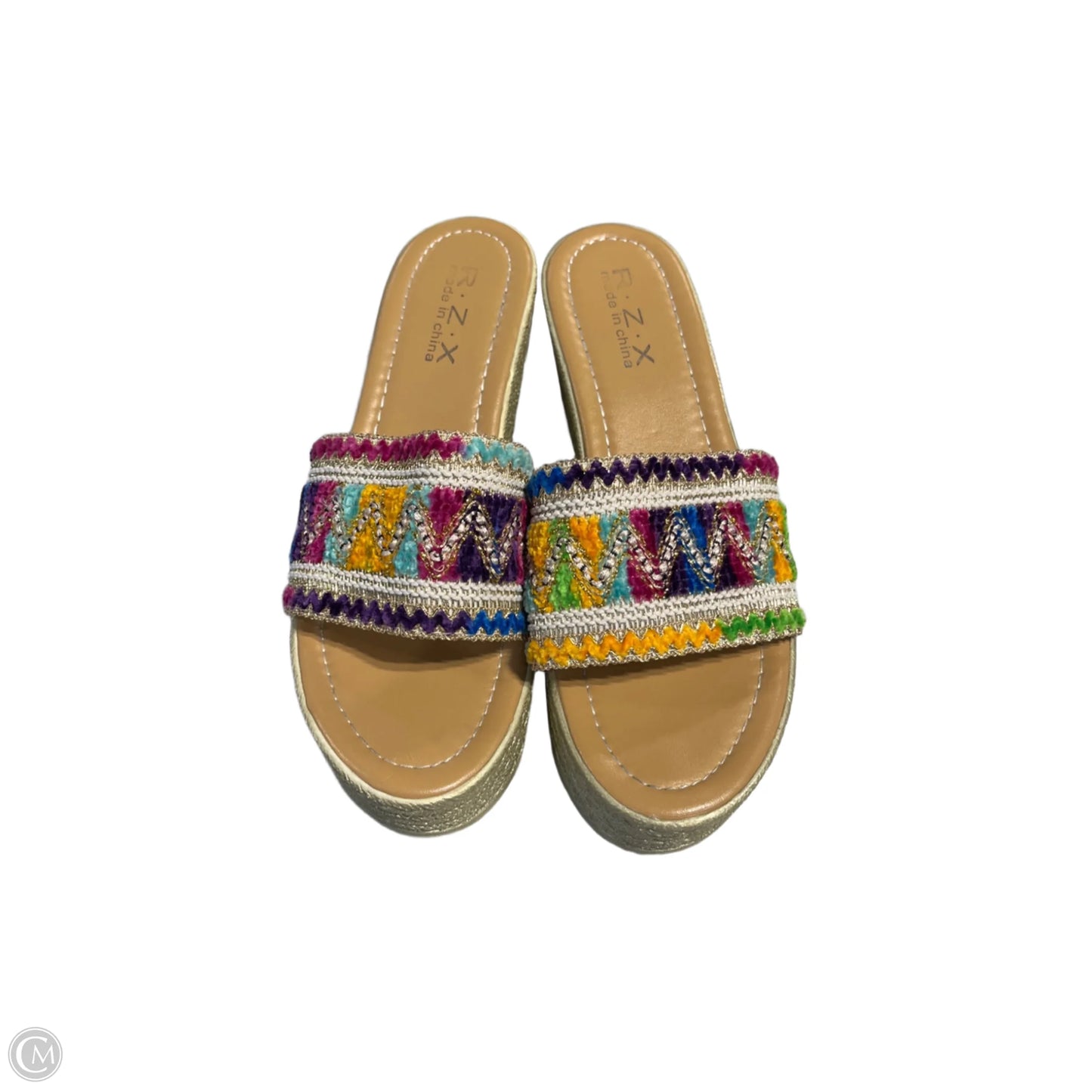 Shoes Flats By Cmb In Multi-colored, Size: 7