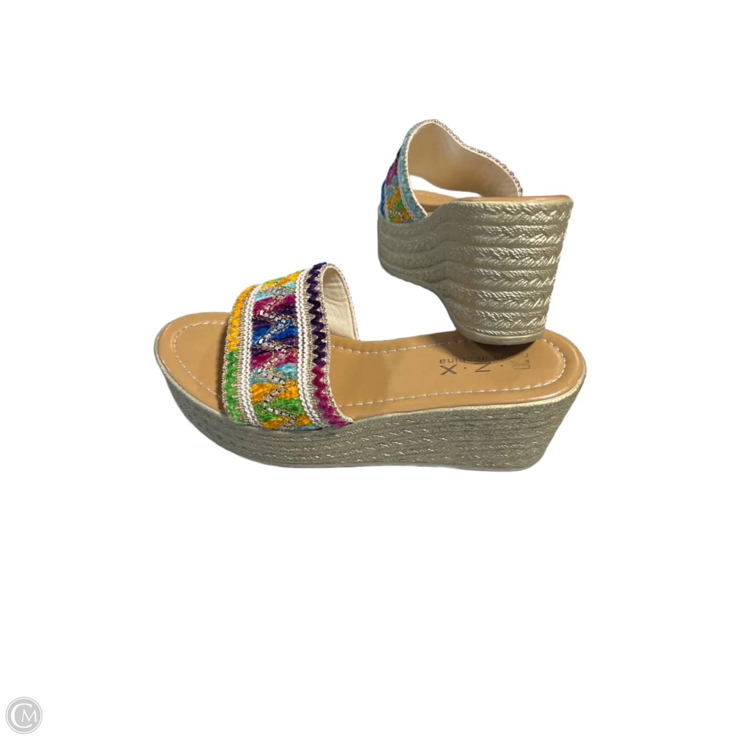 Shoes Flats By Cmb In Multi-colored, Size: 7