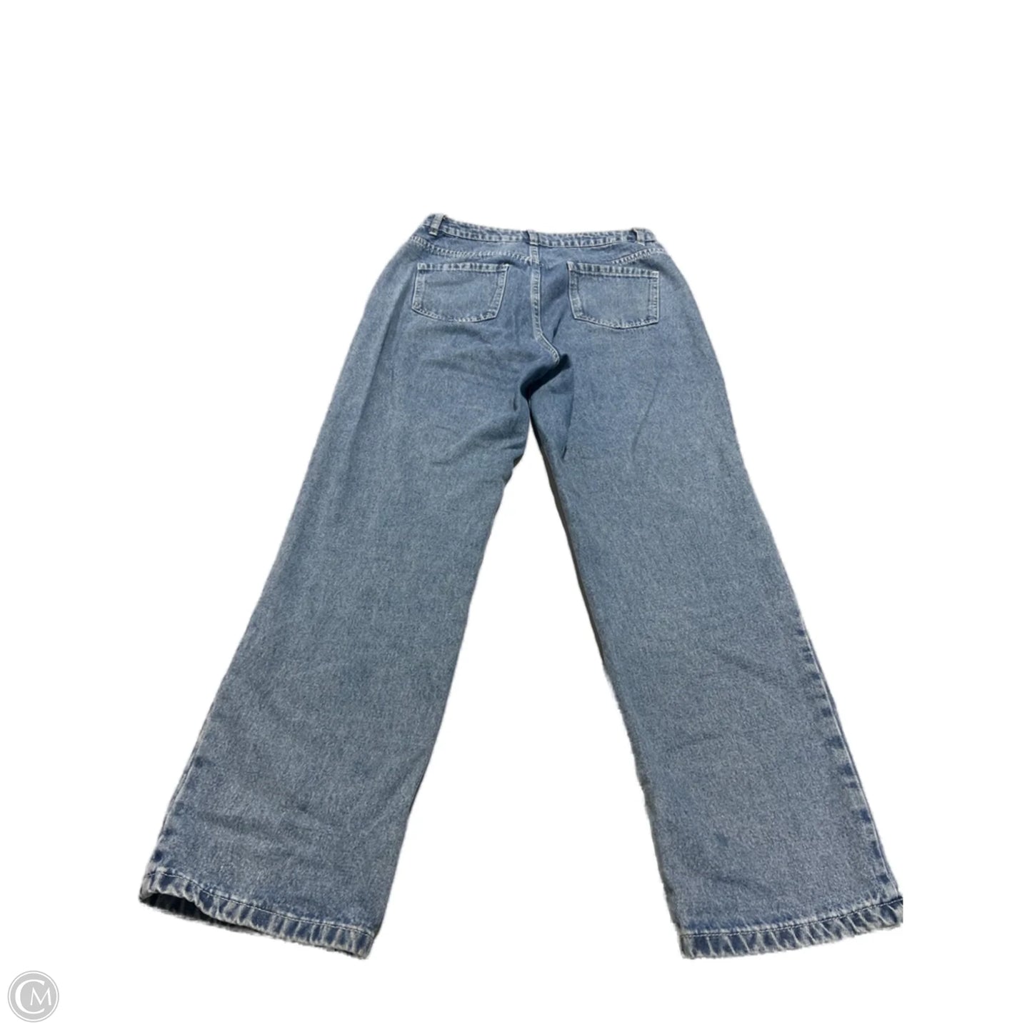 Jeans Boot Cut By Shein In Blue Denim, Size: M