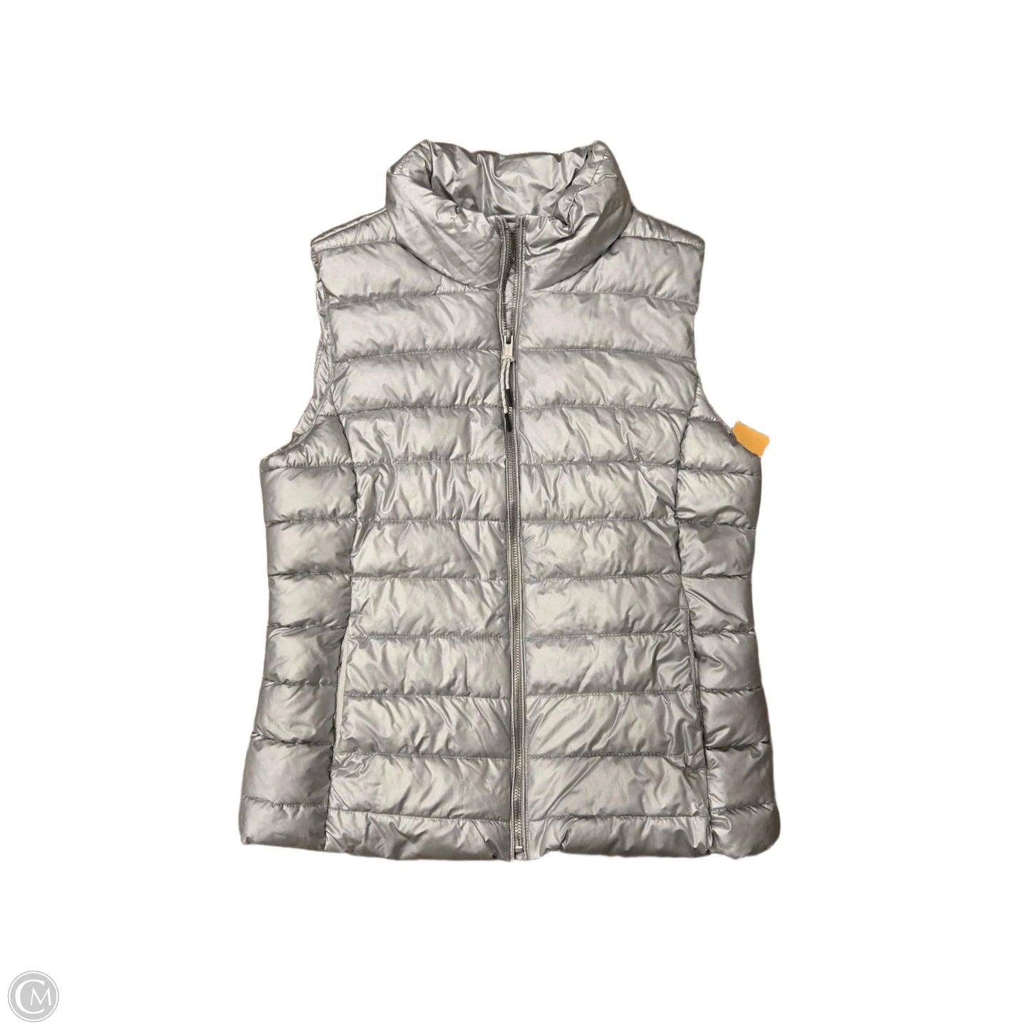 Vest Faux Fur & Sherpa By Gap In Silver, Size: Xs