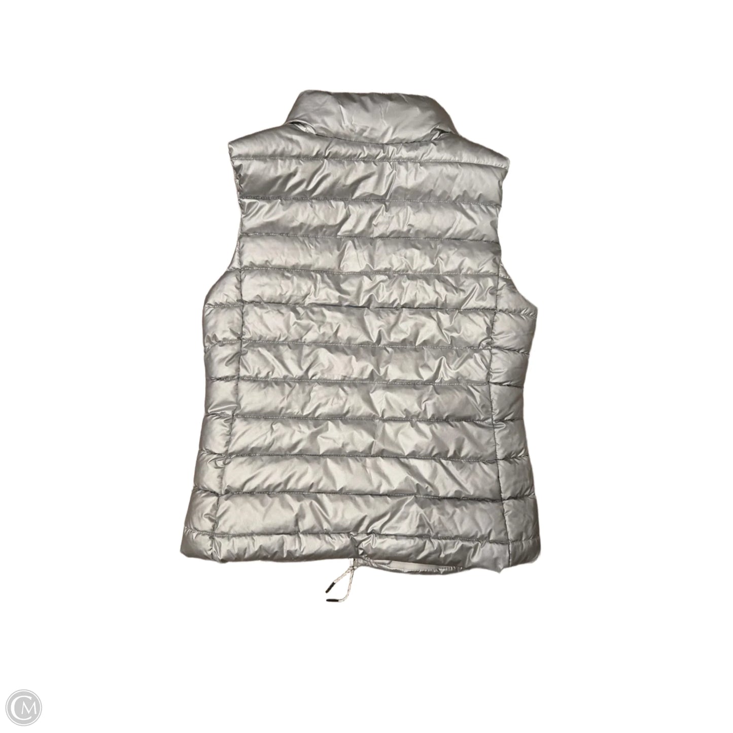 Vest Faux Fur & Sherpa By Gap In Silver, Size: Xs