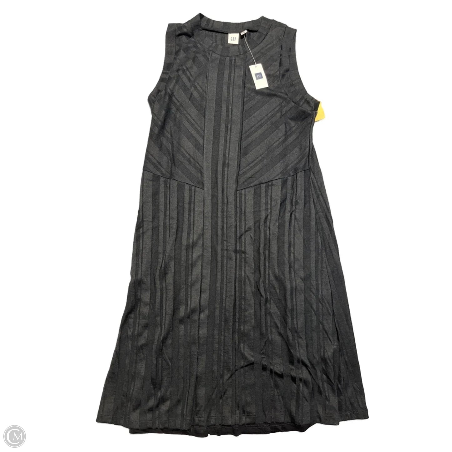 Dress Casual Midi By Gap In Black, Size: M