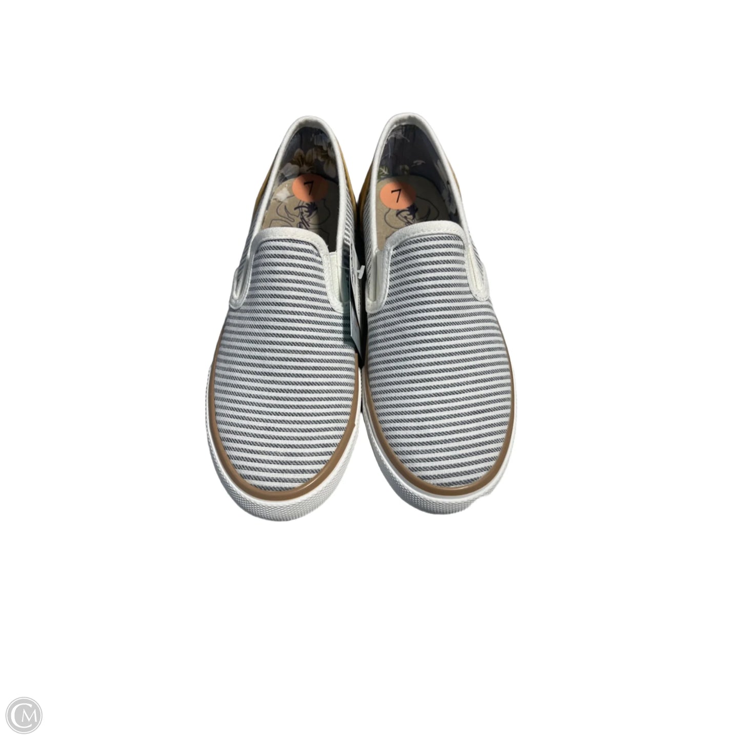 Shoes Flats By Cmb In Striped Pattern, Size: 7