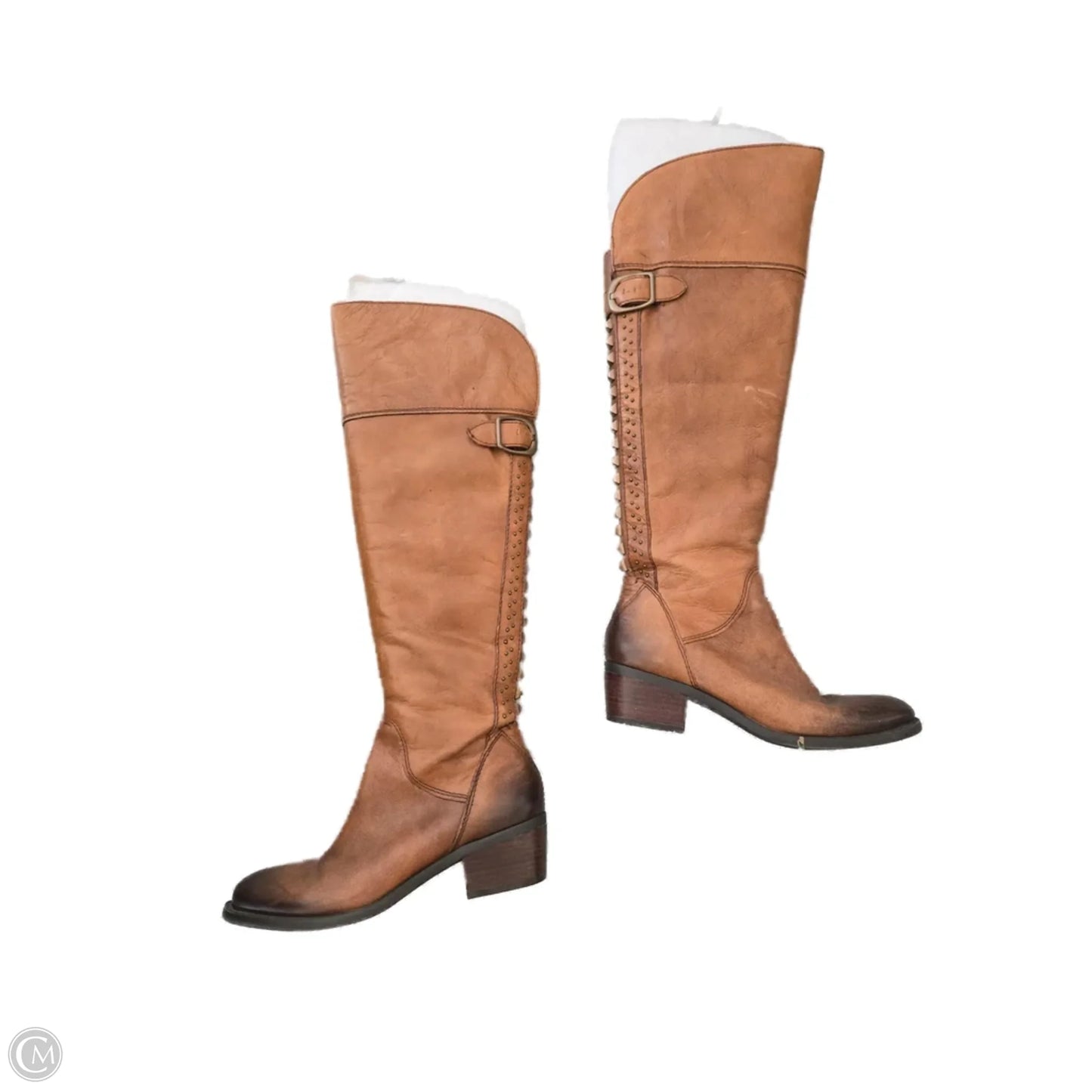 Boots Knee Flats By Vince Camuto In Brown, Size: 6.5