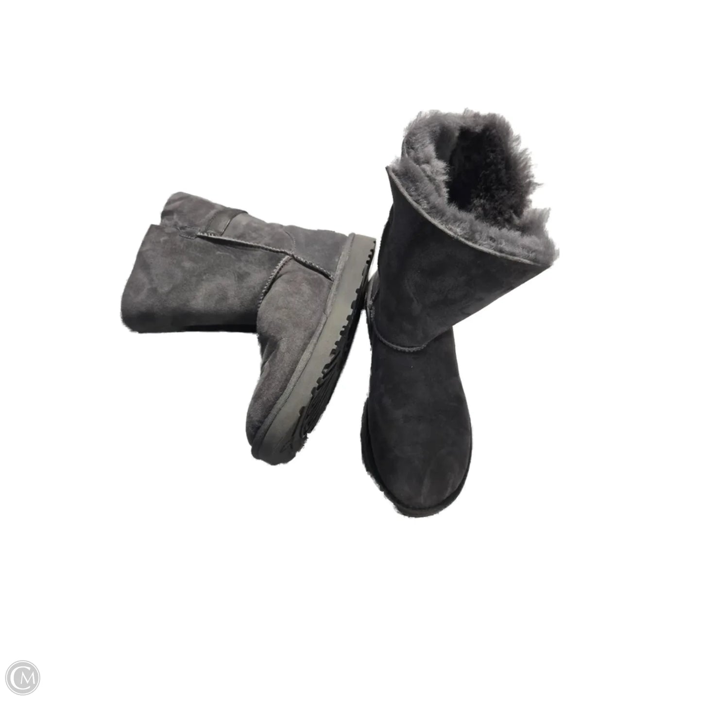Boots Designer By Ugg In Grey, Size: 6